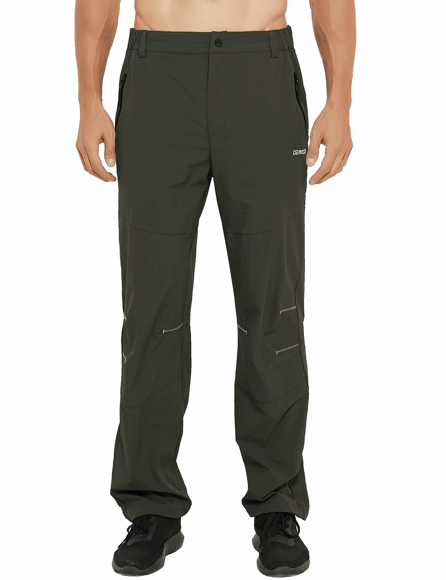Men's Lightweight Hiking Outdoor Pants with Pockets - DEMOZU Sports