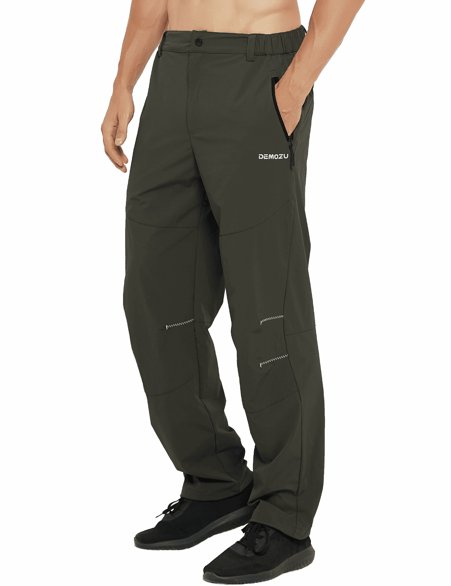 Men's Lightweight Hiking Outdoor Pants with Pockets - DEMOZU Sports