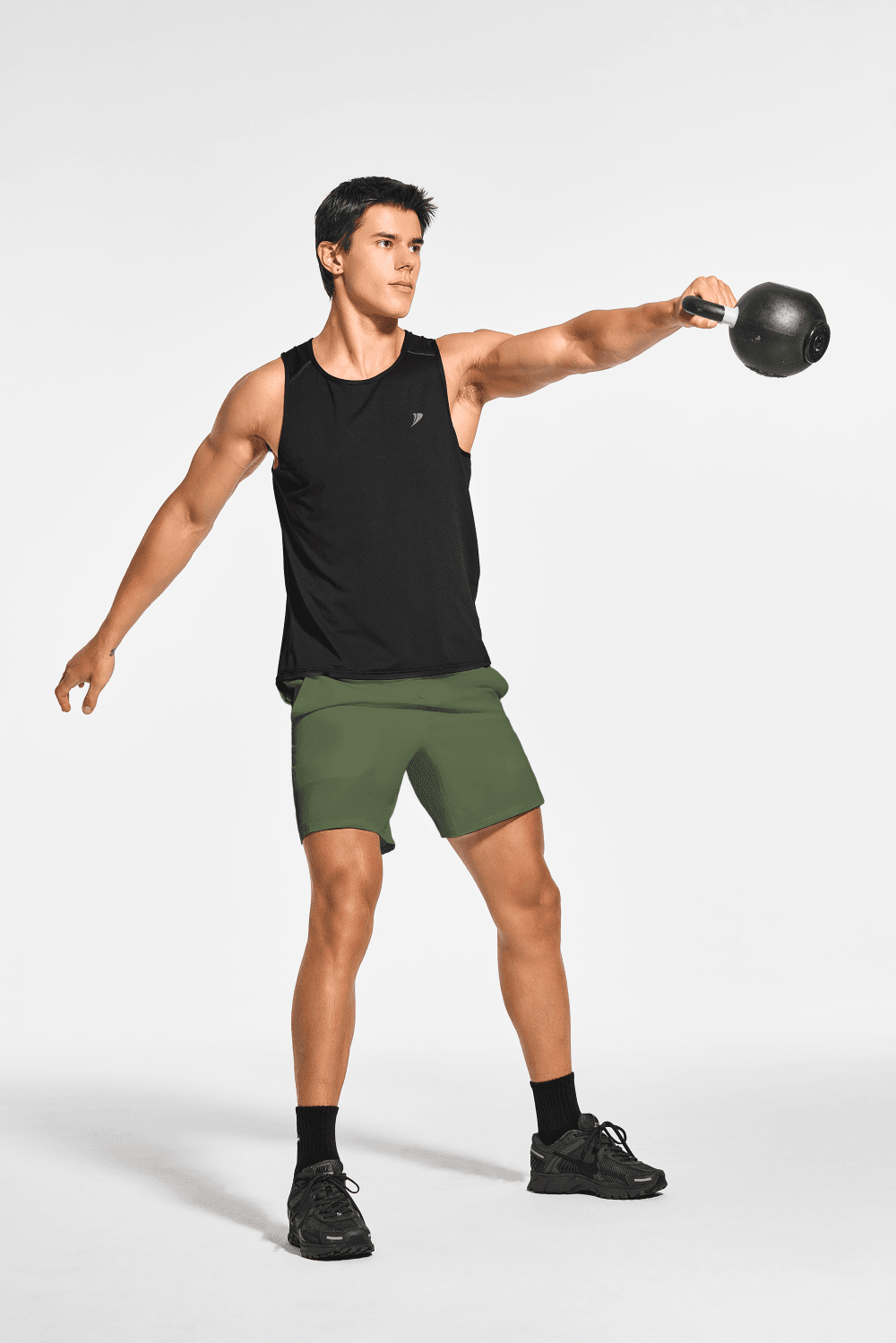 Men's 7 Inch Lined Workout Running Tennis Shorts with Pockets - DEMOZU Sports