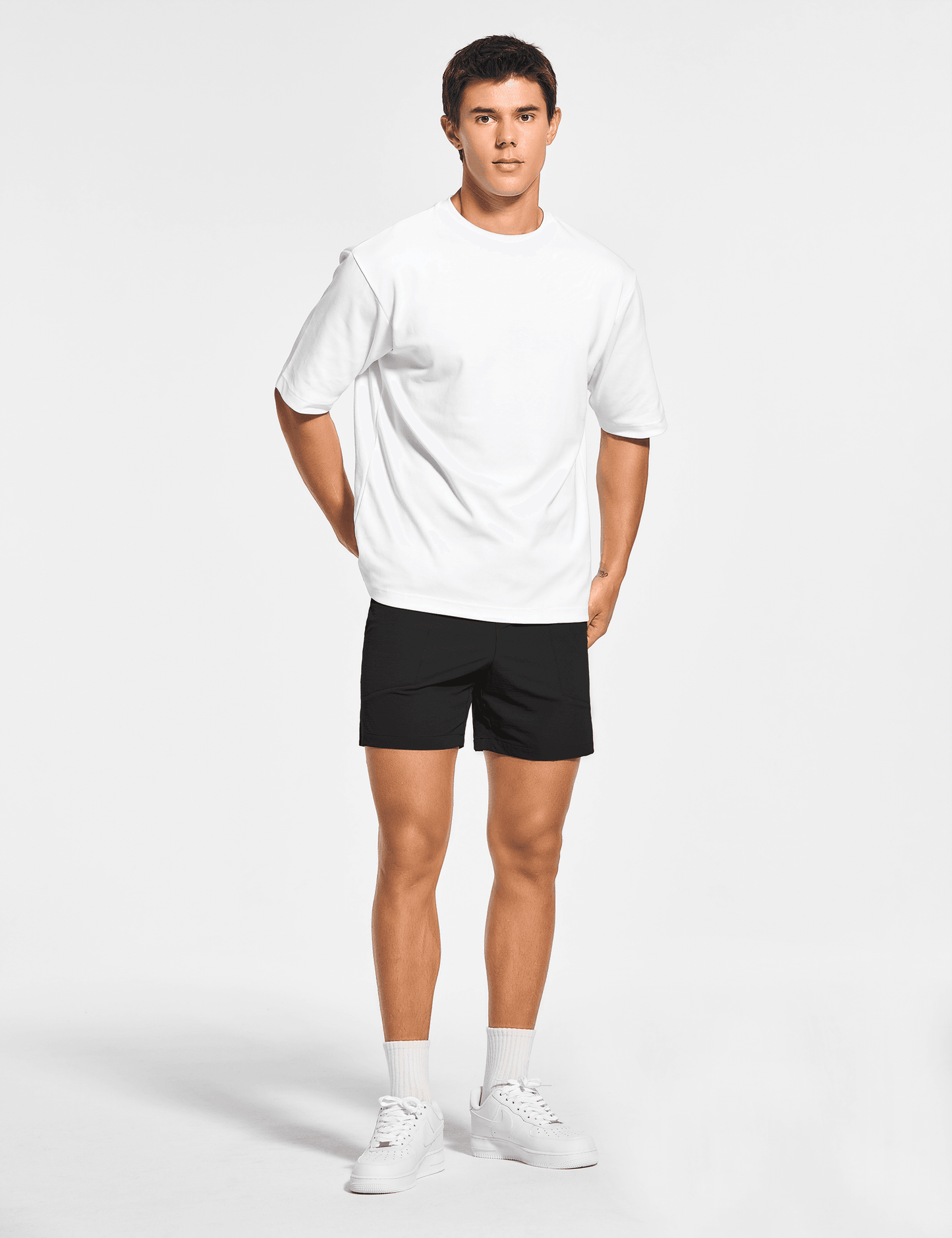 Men's 5 Inch Unlined Workout Casual Shorts with Pockets - DEMOZU Sports
