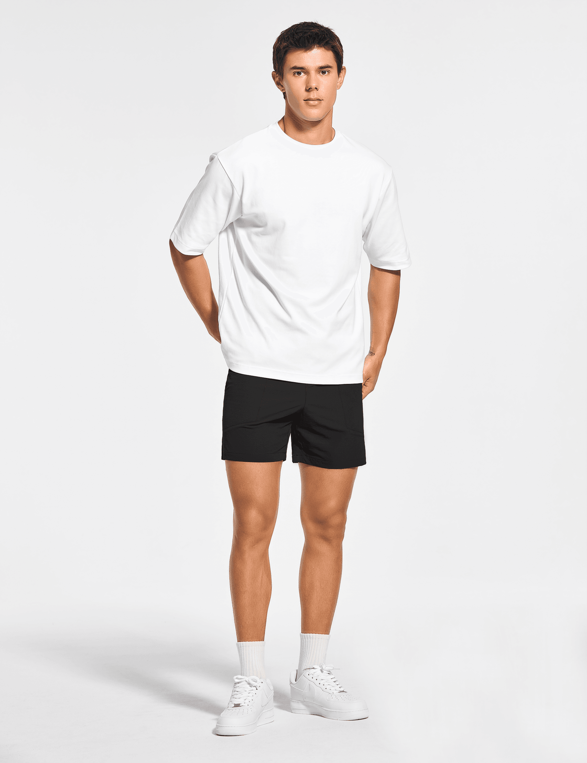 Men's 5 Inch Unlined Workout Casual Shorts with Pockets - DEMOZU Sports