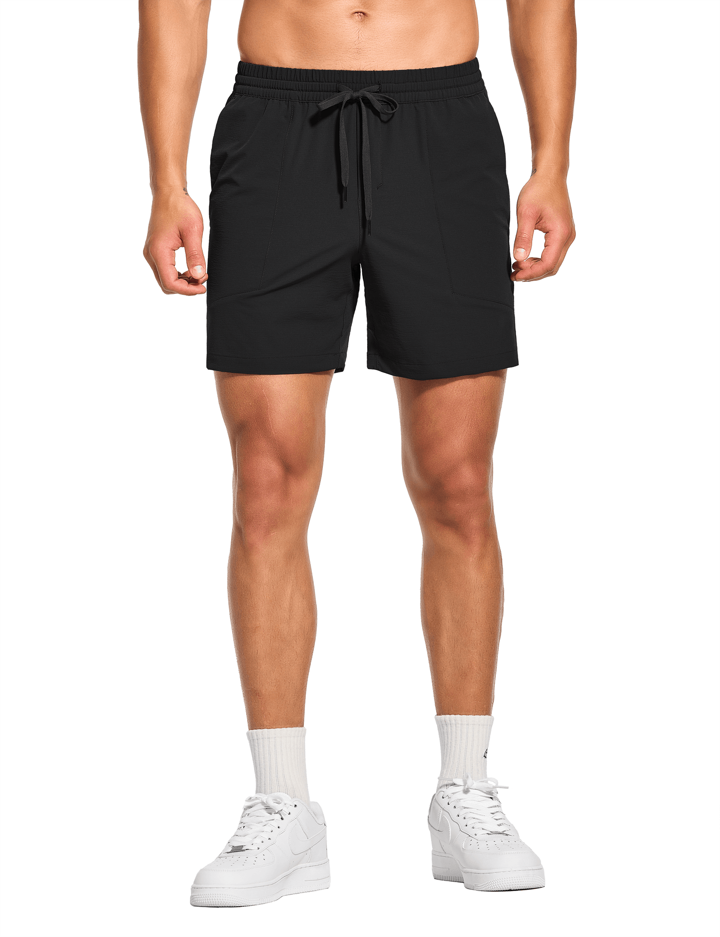 Men's 5 Inch Unlined Workout Casual Shorts with Pockets - DEMOZU Sports