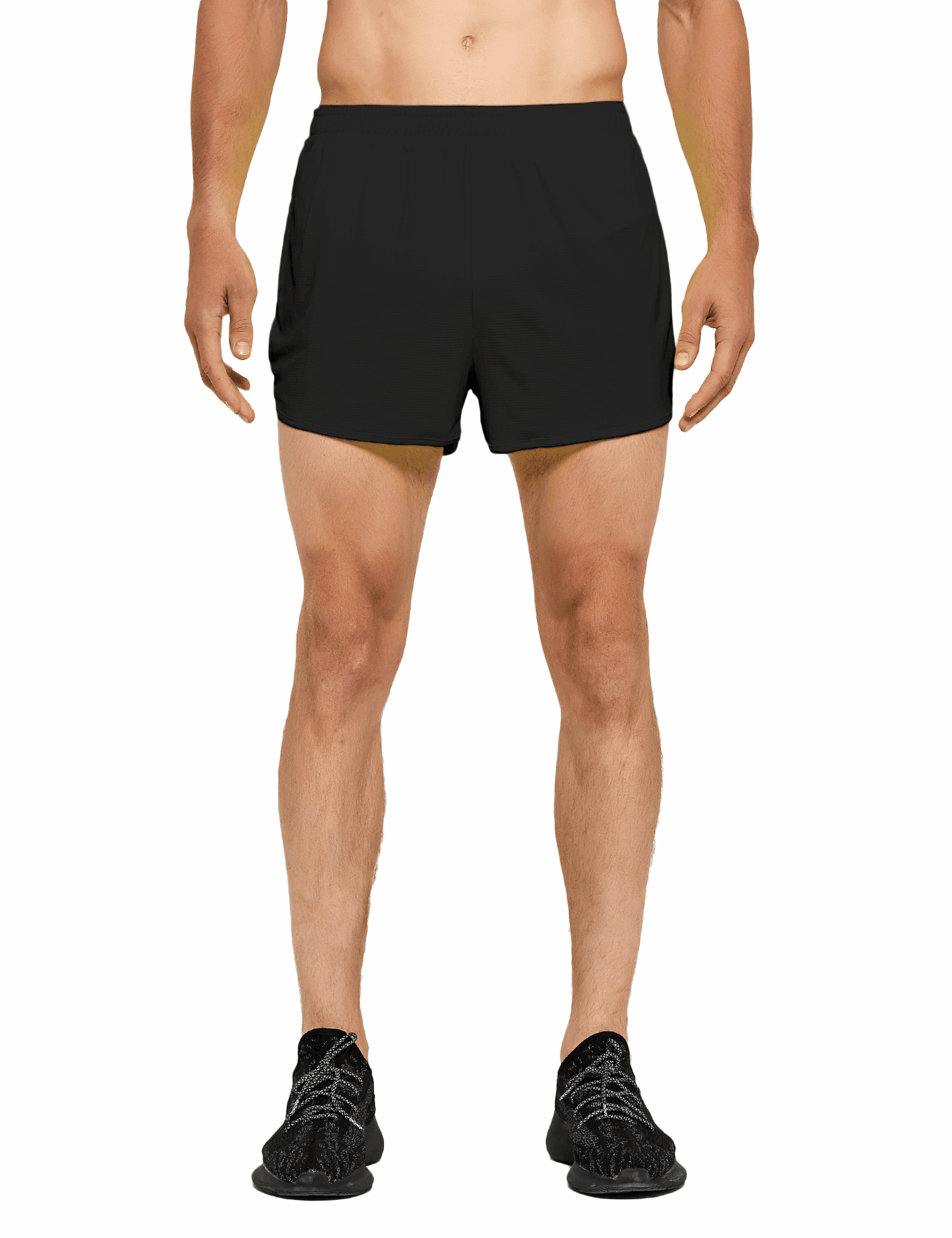 Men's 3 Inch Neon Running Shorts with Mesh Liner - DEMOZU Sports