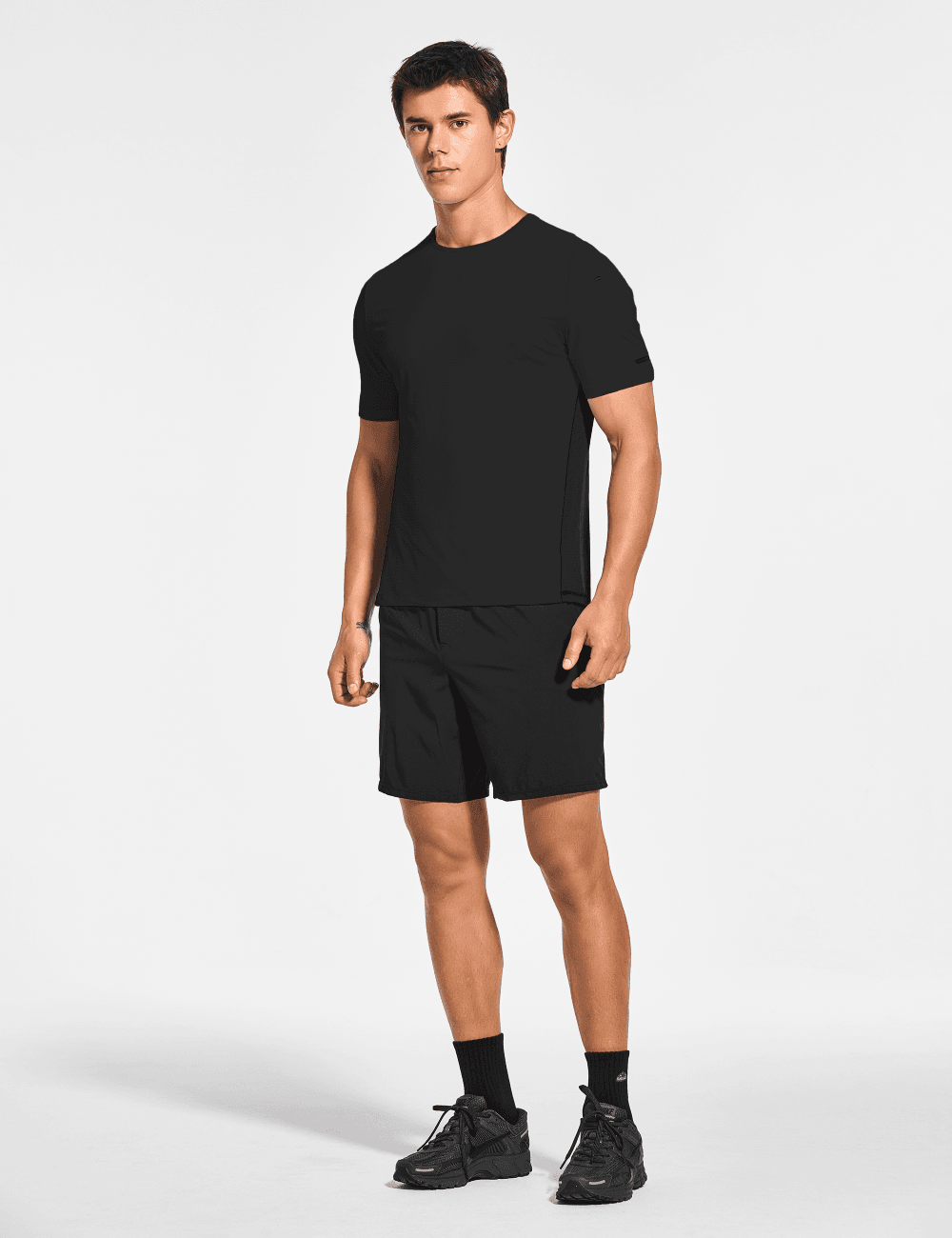 Men's Short Sleeve Workout Running Swim Shirts (Regular & Big and Tall) - DEMOZU Sports
