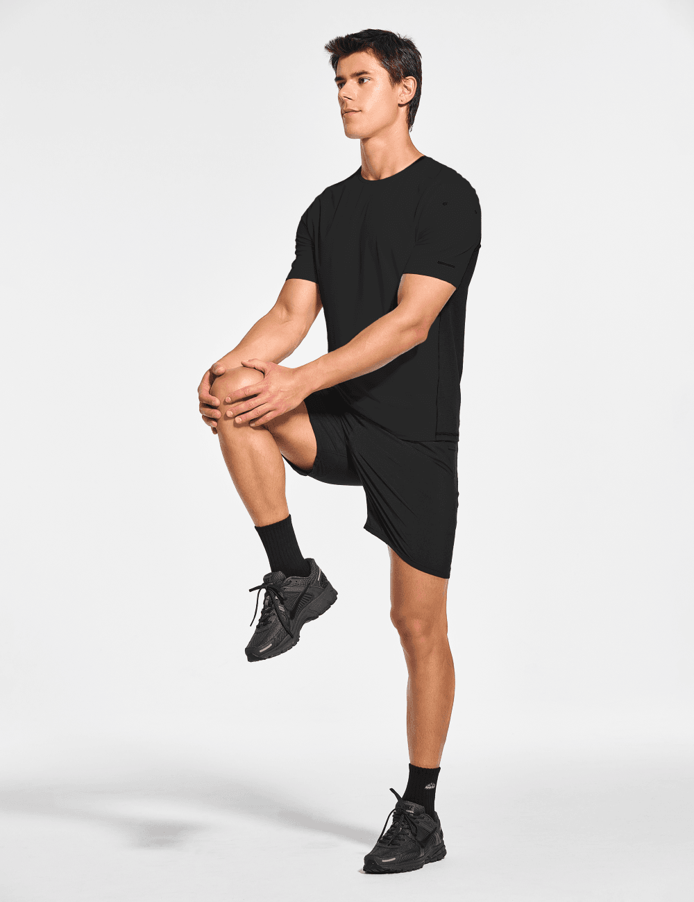 Men's Short Sleeve Workout Running Swim Shirts (Regular & Big and Tall) - DEMOZU Sports