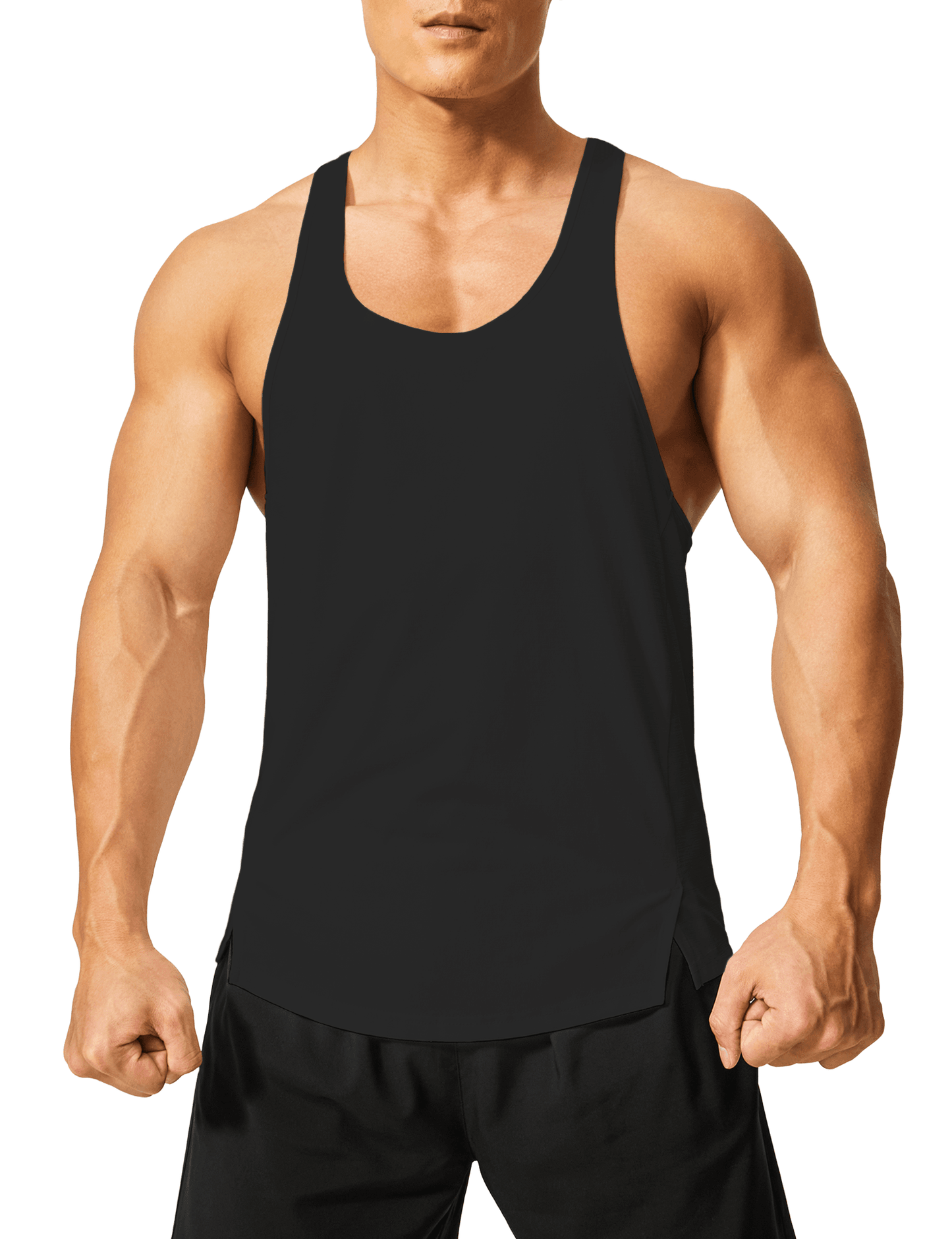 Men's Y Back Stringer Tank Top - DEMOZU Sports