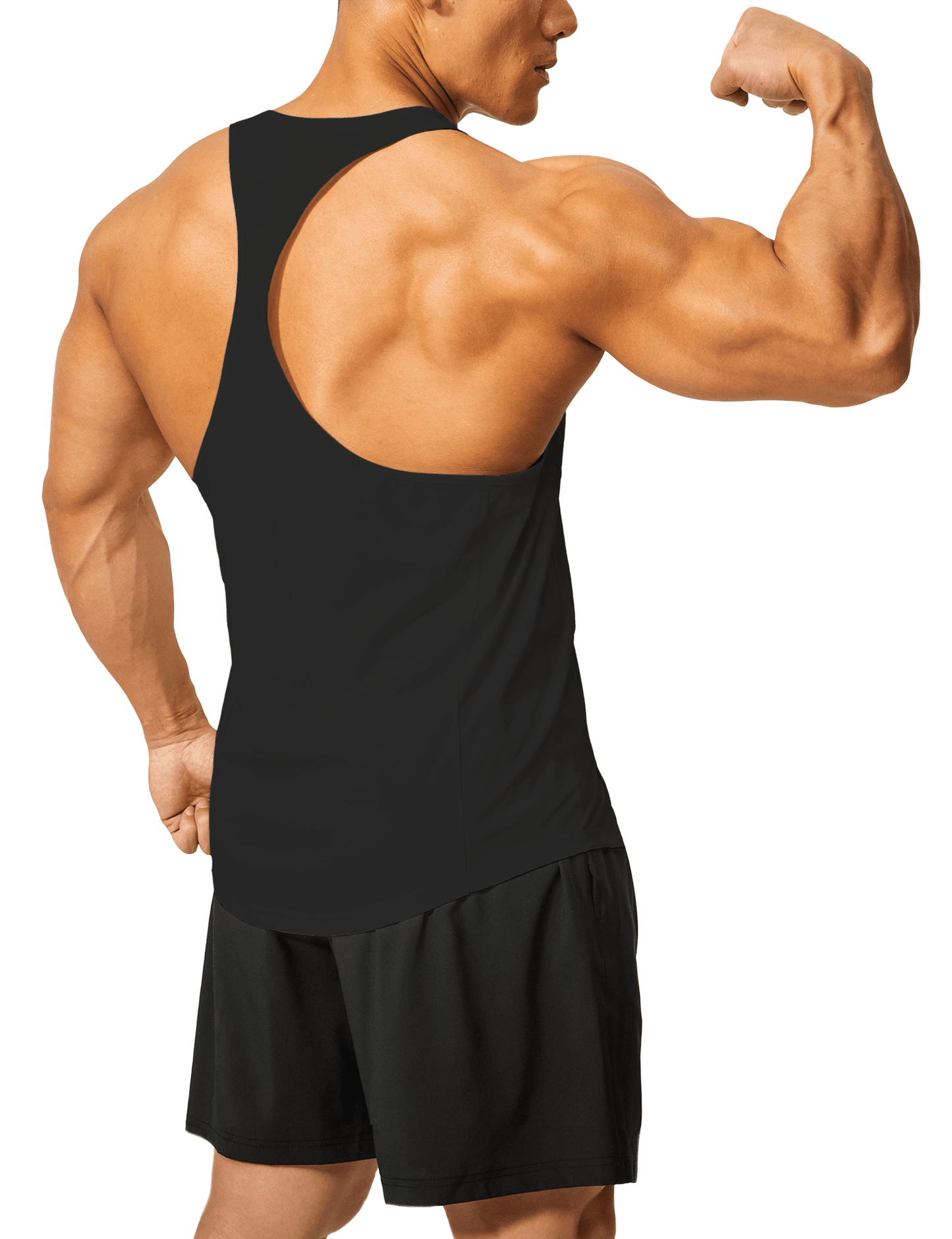 Men's Y Back Stringer Tank Top - DEMOZU Sports