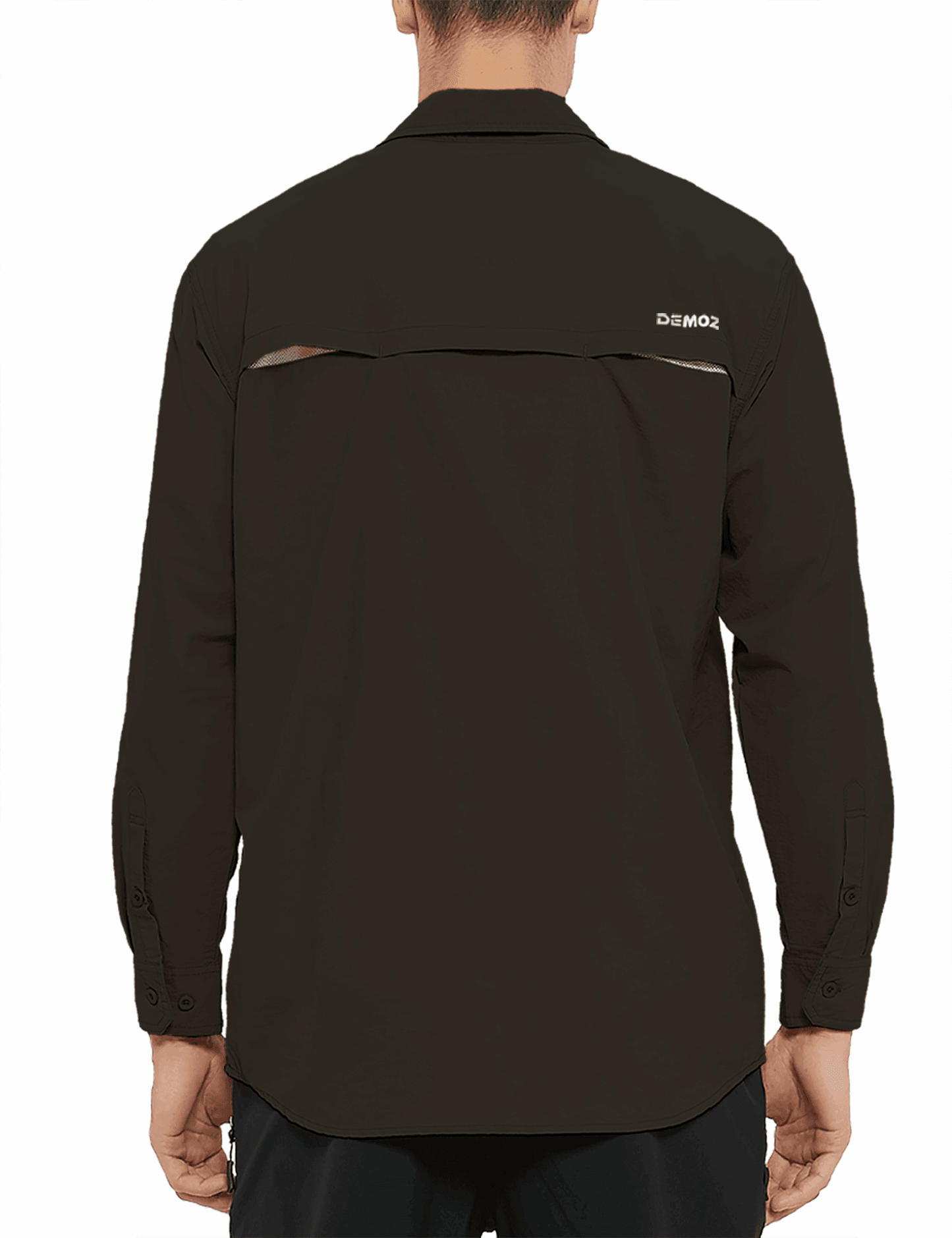 Men's Long Sleeve Fishing Hiking Outdoor Shirts SPF 50 Sun Shirts - DEMOZU Sports