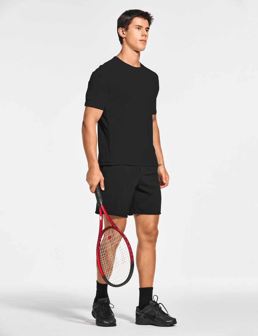Men's Short Sleeve Workout Running Swim Shirts (Regular & Big and Tall) - DEMOZU Sports