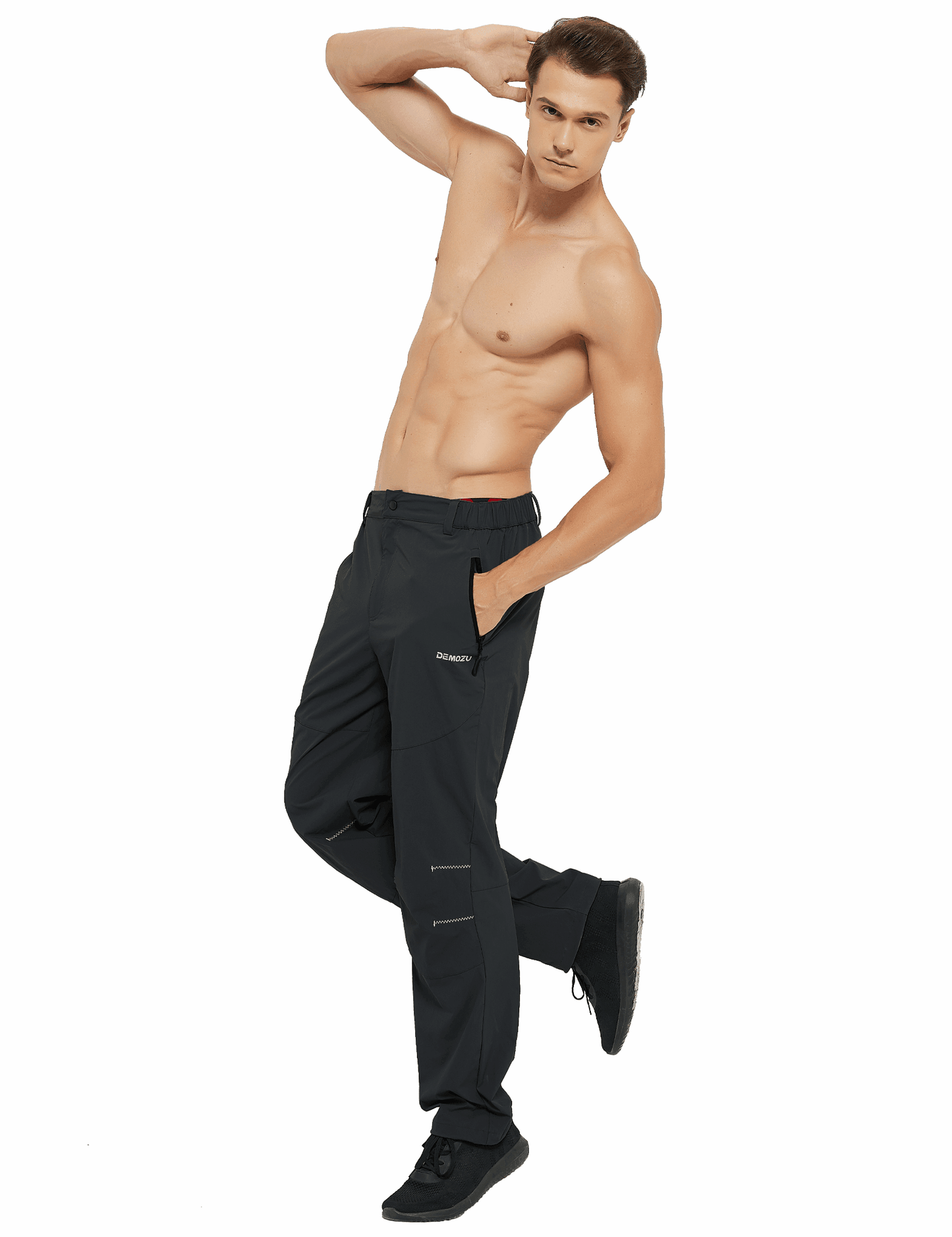 Men's Lightweight Hiking Outdoor Pants with Pockets - DEMOZU Sports