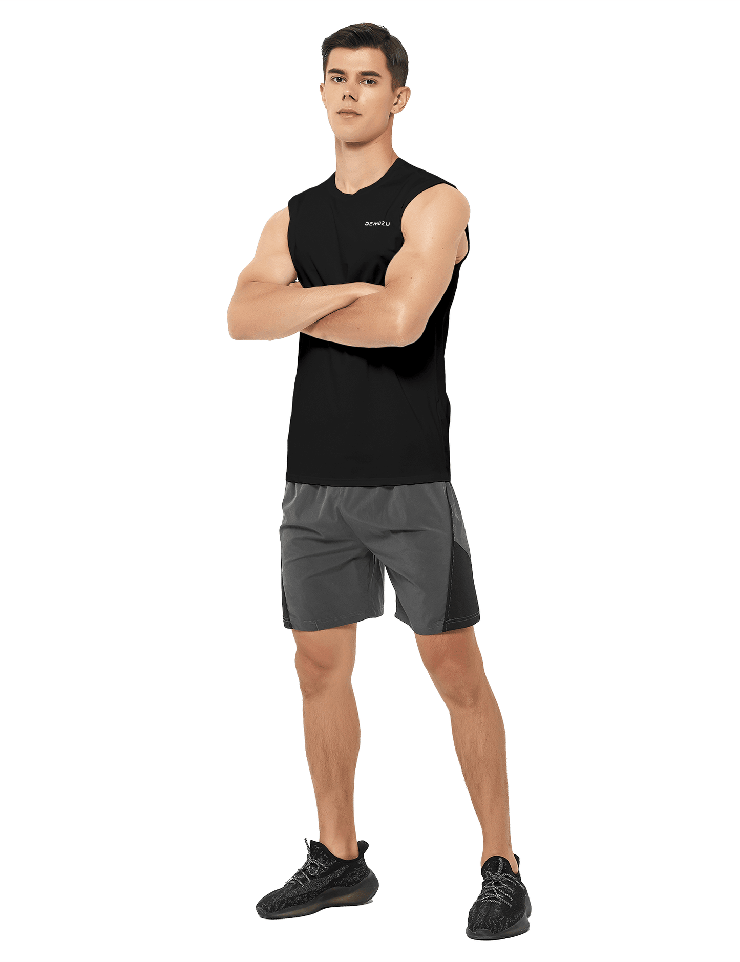 Men's Sleeveless Workout Swim Shirts (Regular & Big and Tall) - DEMOZU Sports