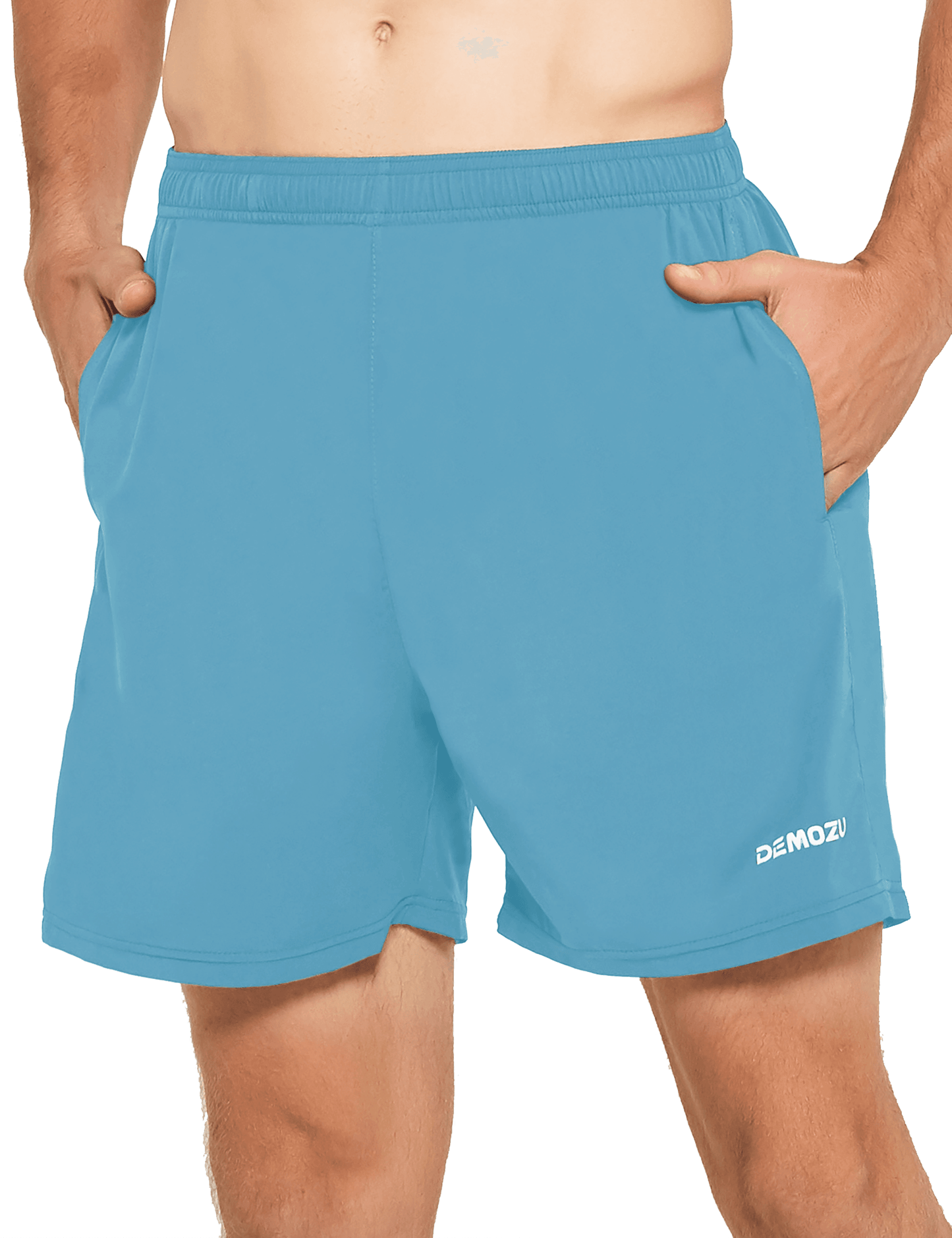Men's 5 Inch Running Athletic Shorts with Pockets - DEMOZU Sports