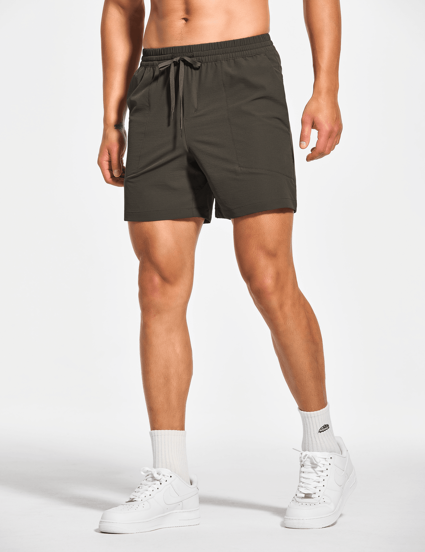Men's 5 Inch Unlined Workout Casual Shorts with Pockets - DEMOZU Sports
