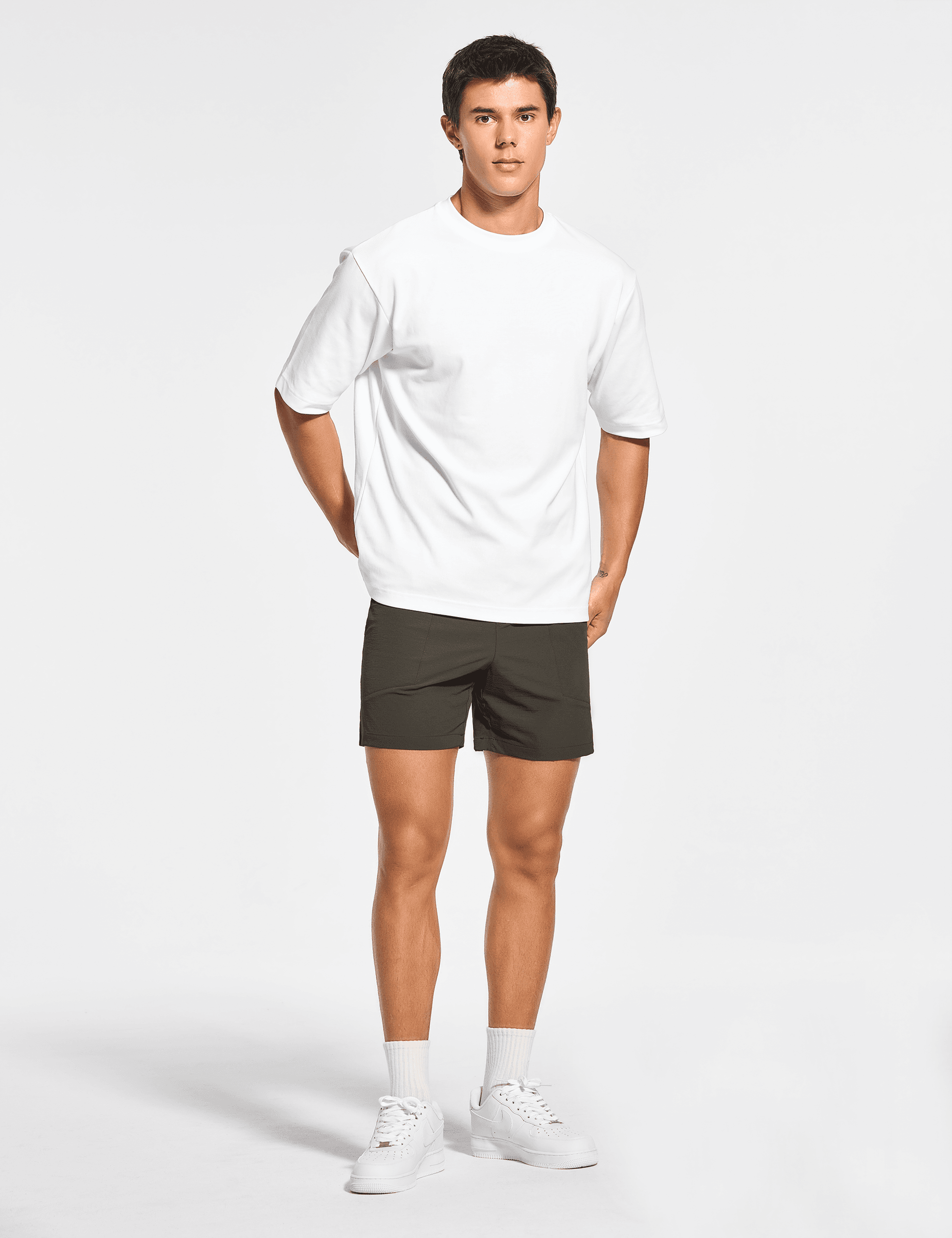 Men's 5 Inch Unlined Workout Casual Shorts with Pockets - DEMOZU Sports