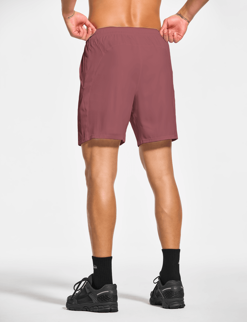 Men's 7 Inch Lined Workout Running Tennis Shorts with Pockets - DEMOZU Sports