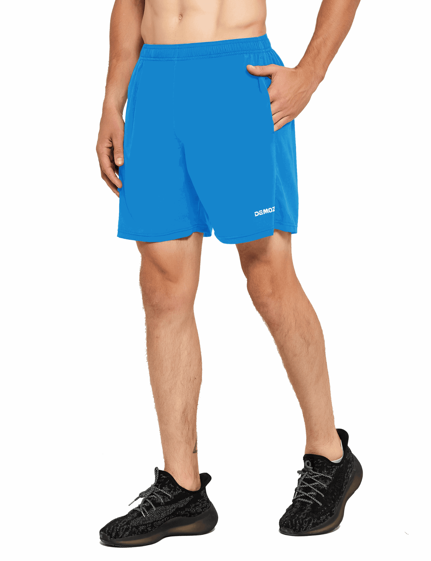 Men's 5 Inch Running Athletic Shorts with Pockets - DEMOZU Sports