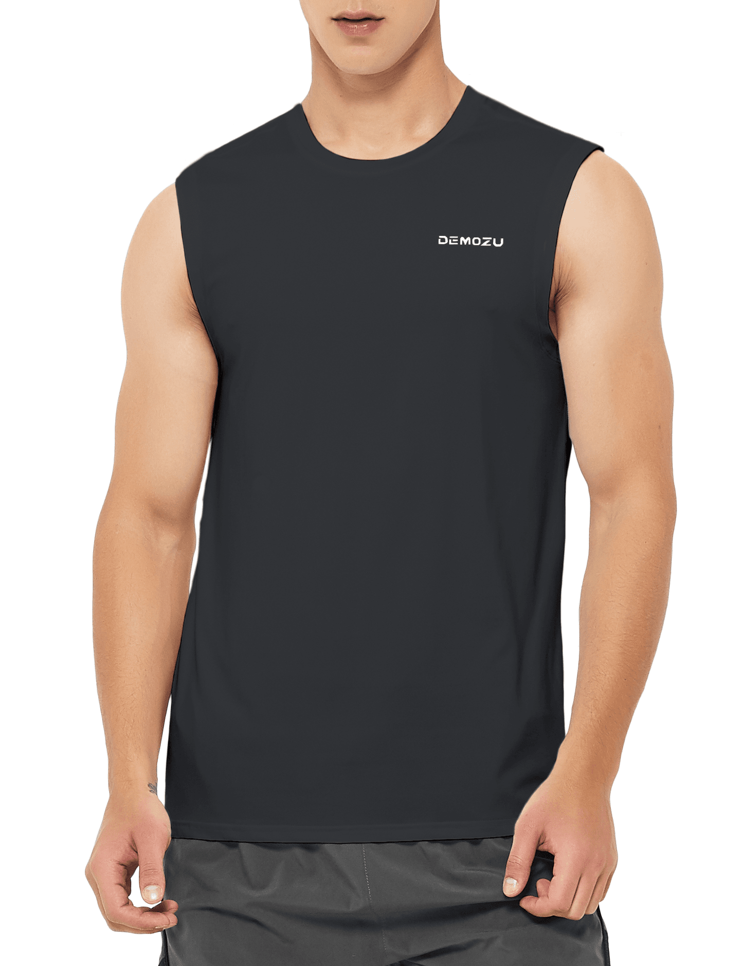 Men's Sleeveless Workout Swim Shirts (Regular & Big and Tall) - DEMOZU Sports