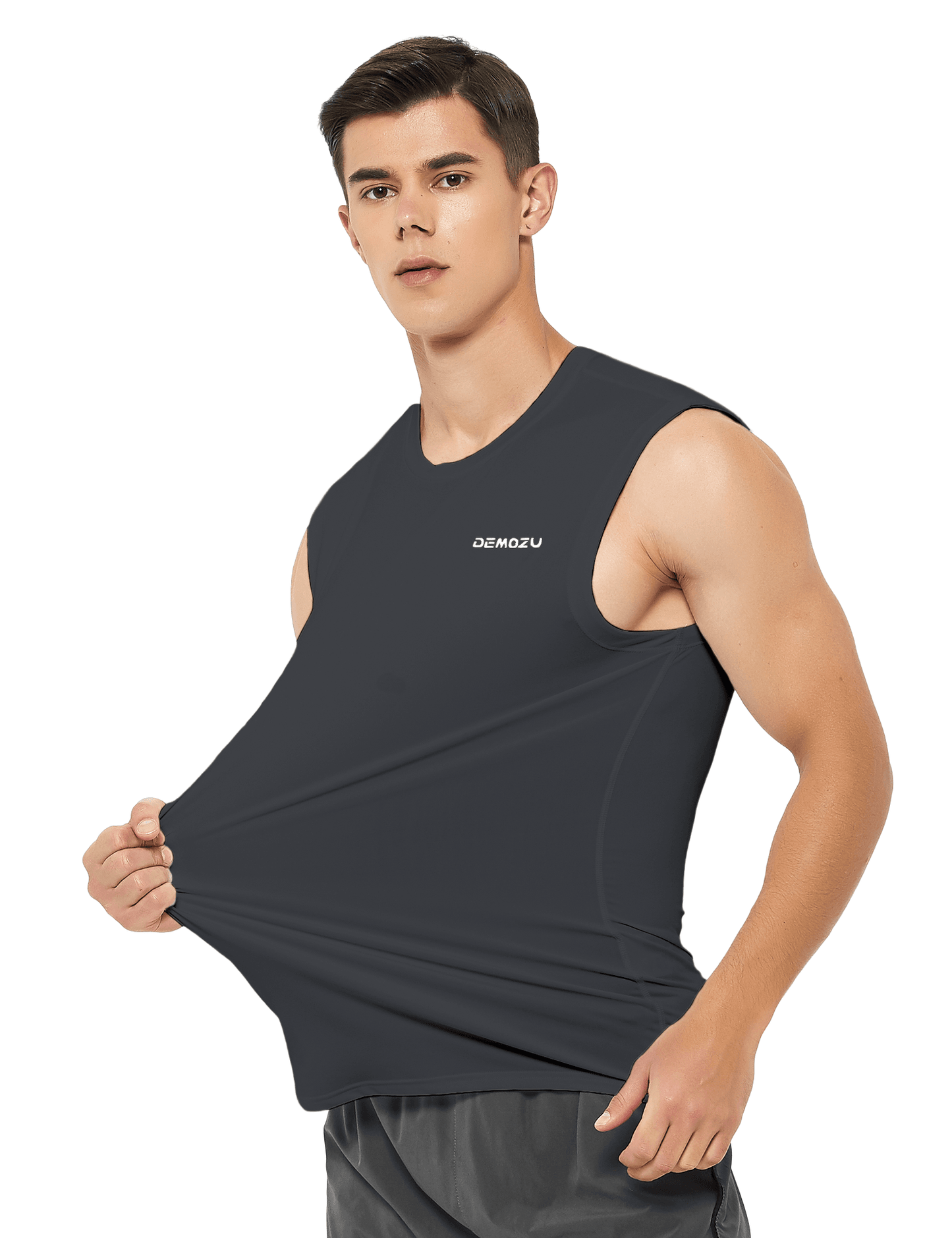 Men's Sleeveless Workout Swim Shirts (Regular & Big and Tall) - DEMOZU Sports