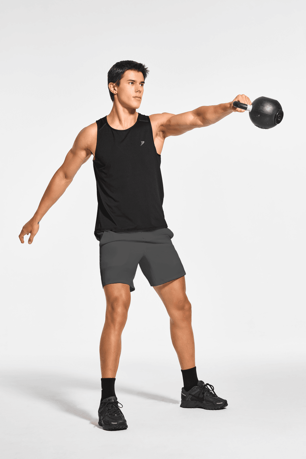 Men's 7 Inch Lined Workout Running Tennis Shorts with Pockets - DEMOZU Sports