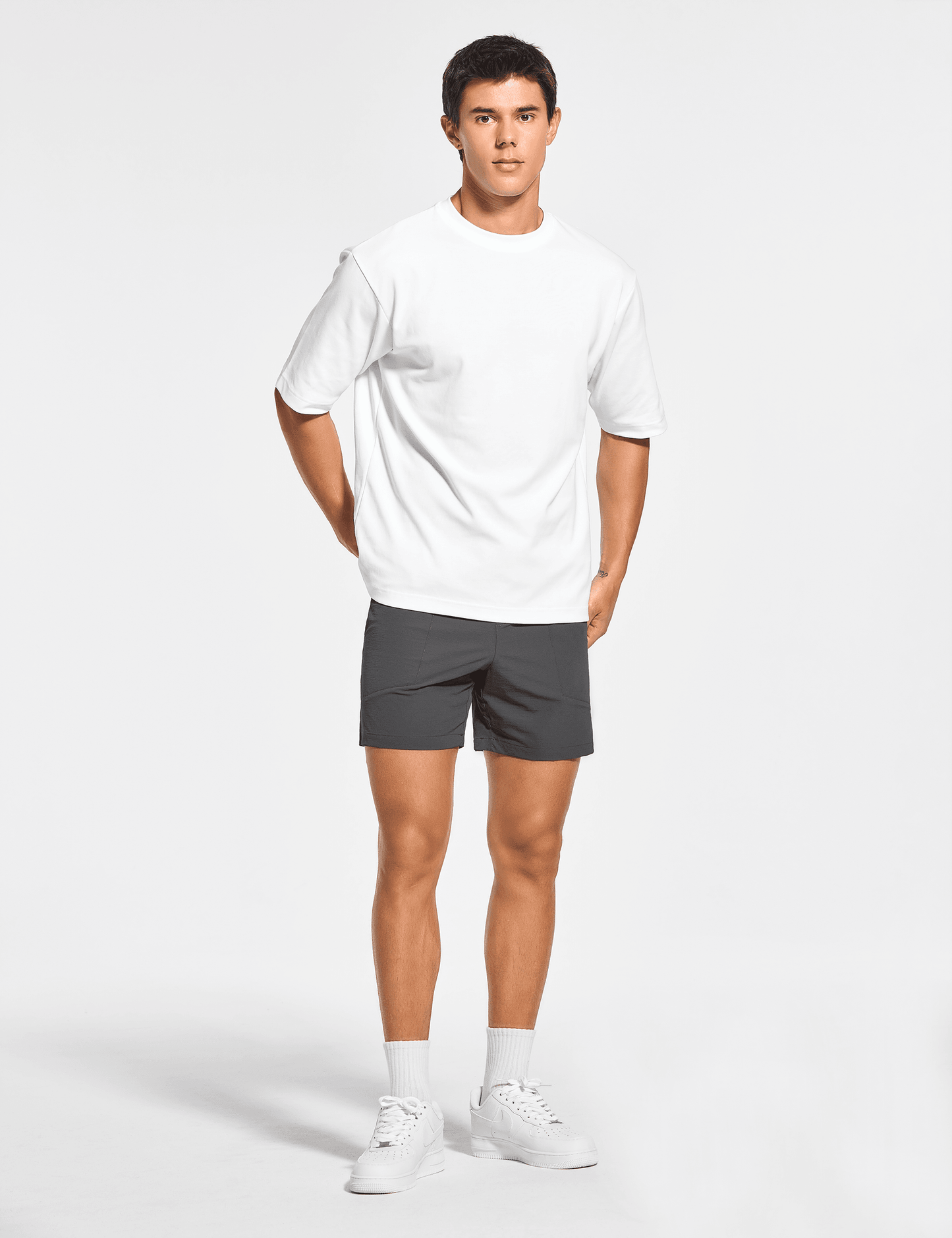 Men's 5 Inch Unlined Workout Casual Shorts with Pockets - DEMOZU Sports