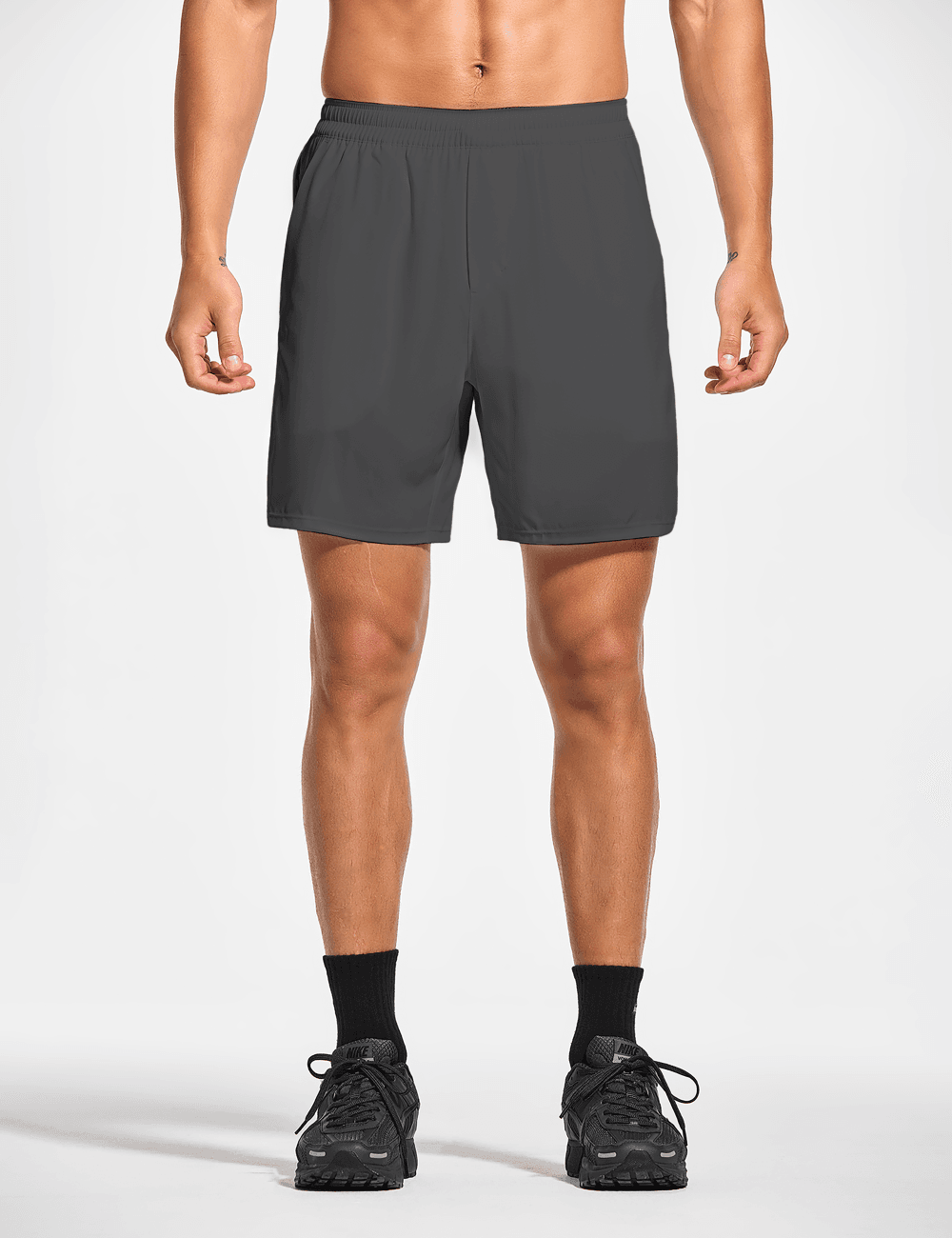 Men's 7 Inch Lined Workout Running Tennis Shorts with Pockets - DEMOZU Sports