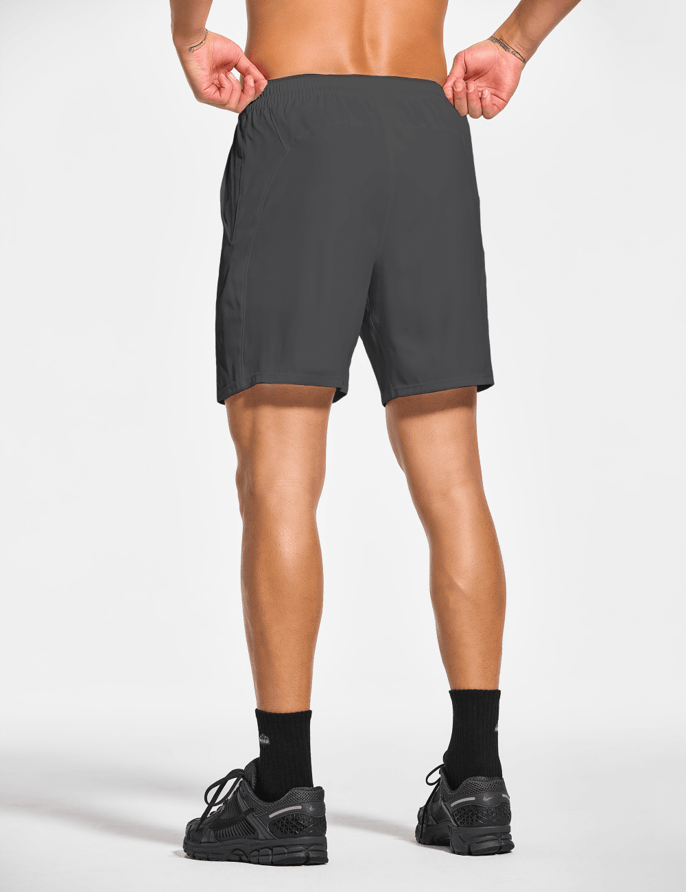 Men's 7 Inch Lined Workout Running Tennis Shorts with Pockets - DEMOZU Sports