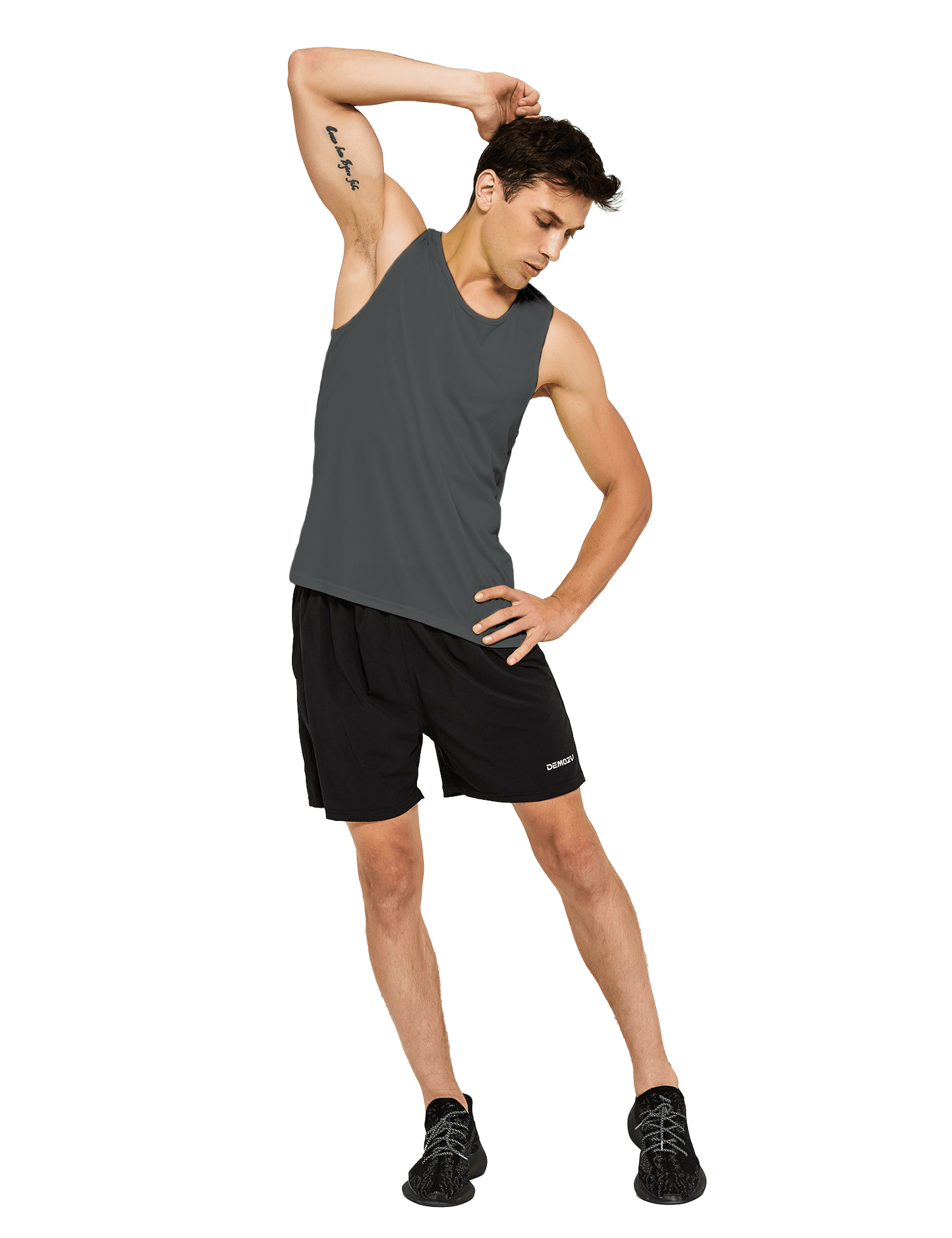 Men's Neon Running Athletic Tank Top - DEMOZU Sports