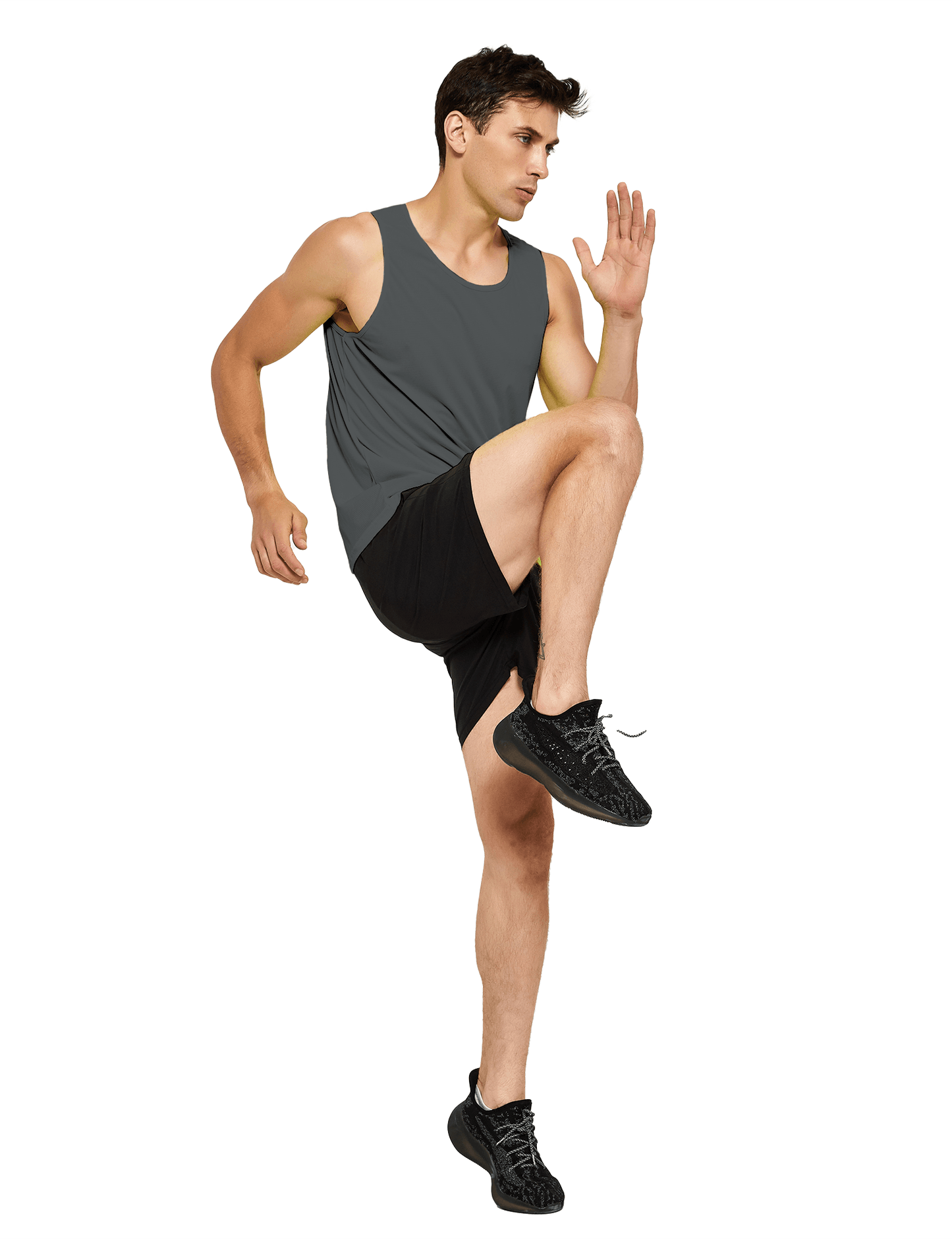 Men's Neon Running Athletic Tank Top - DEMOZU Sports