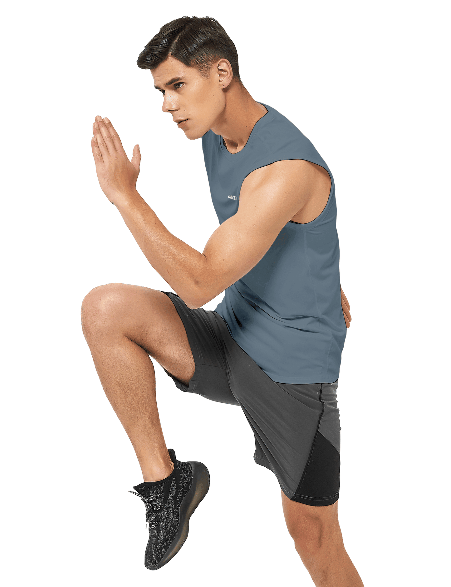 Men's Sleeveless Workout Swim Shirts (Regular & Big and Tall) - DEMOZU Sports