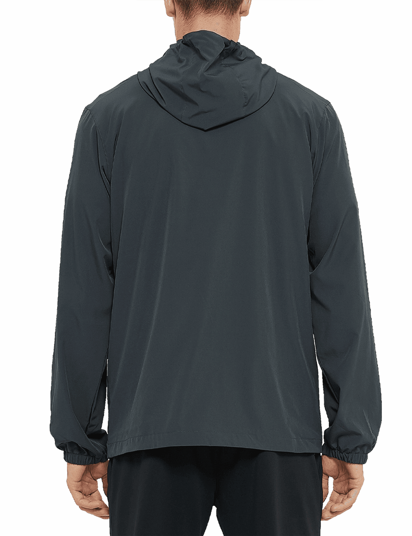 Men's Lightweight Running Windbreaker Jacket Hooded Hiking Jacket - DEMOZU Sports