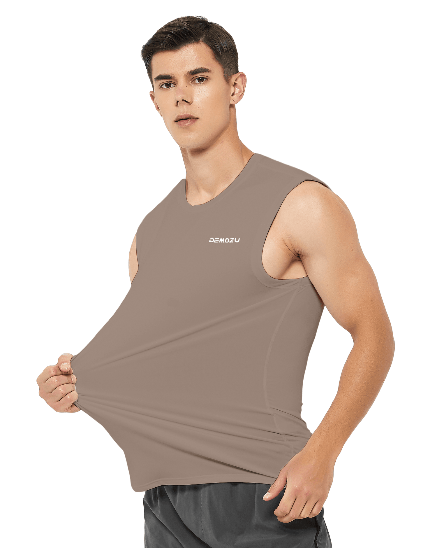 Men's Sleeveless Workout Swim Shirts (Regular & Big and Tall) - DEMOZU Sports