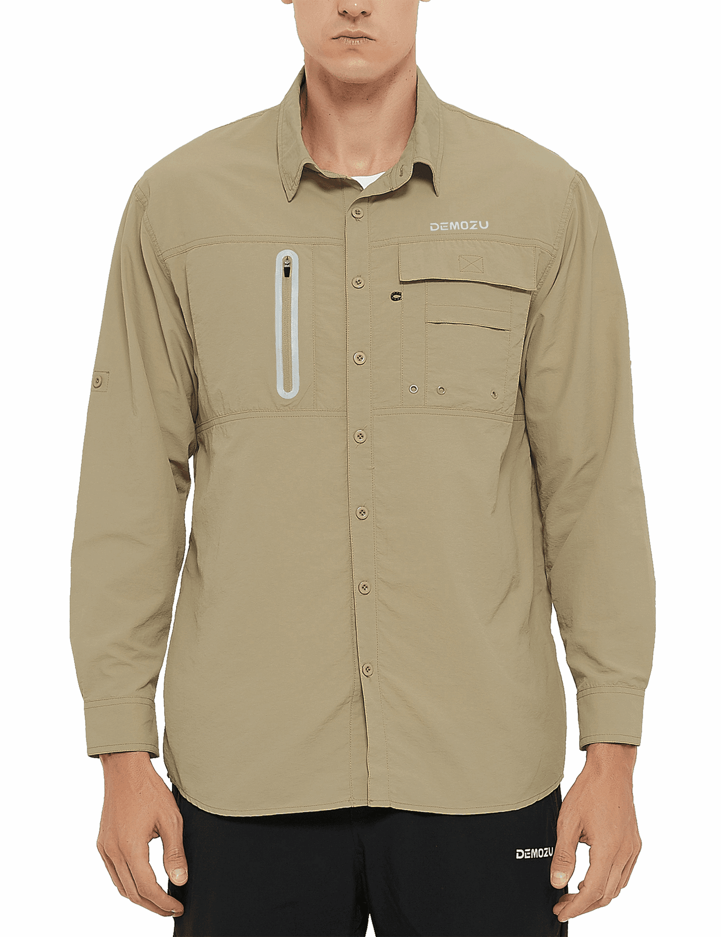 Men's Long Sleeve SPF 50+ Fishing Hiking Outdoor Shirts - DEMOZU Sports