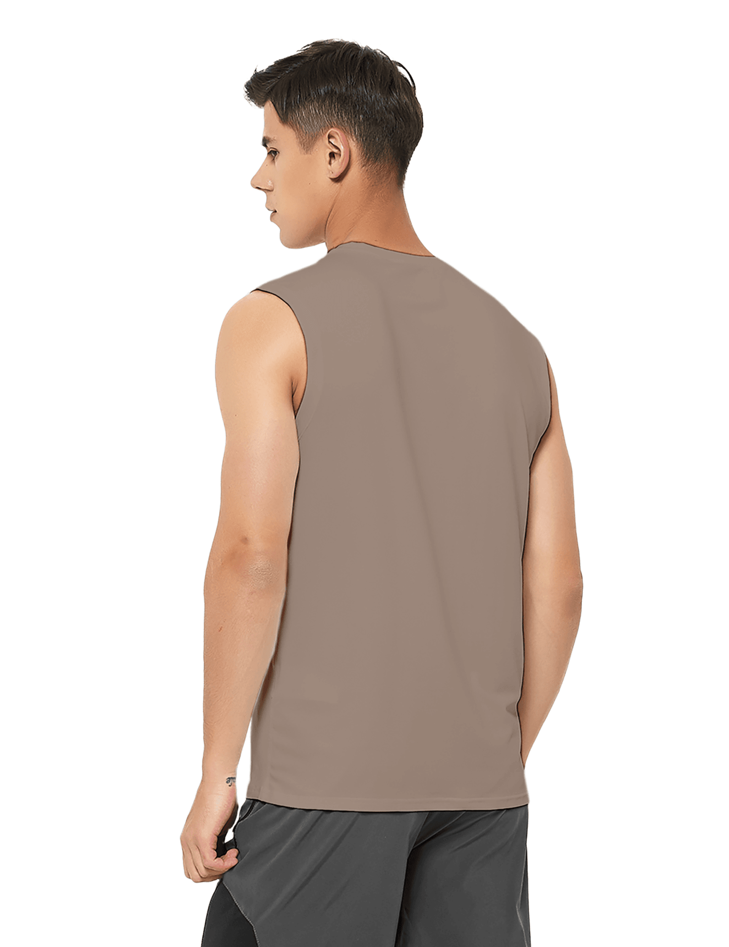 Men's Sleeveless Workout Swim Shirts (Regular & Big and Tall) - DEMOZU Sports