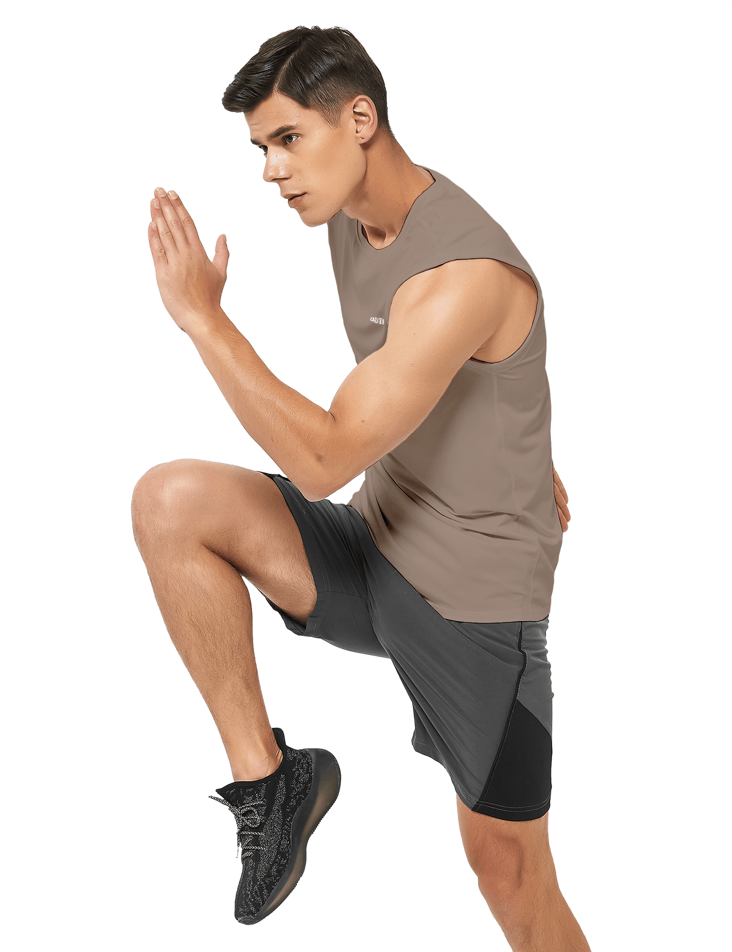 Men's Sleeveless Workout Swim Shirts (Regular & Big and Tall) - DEMOZU Sports