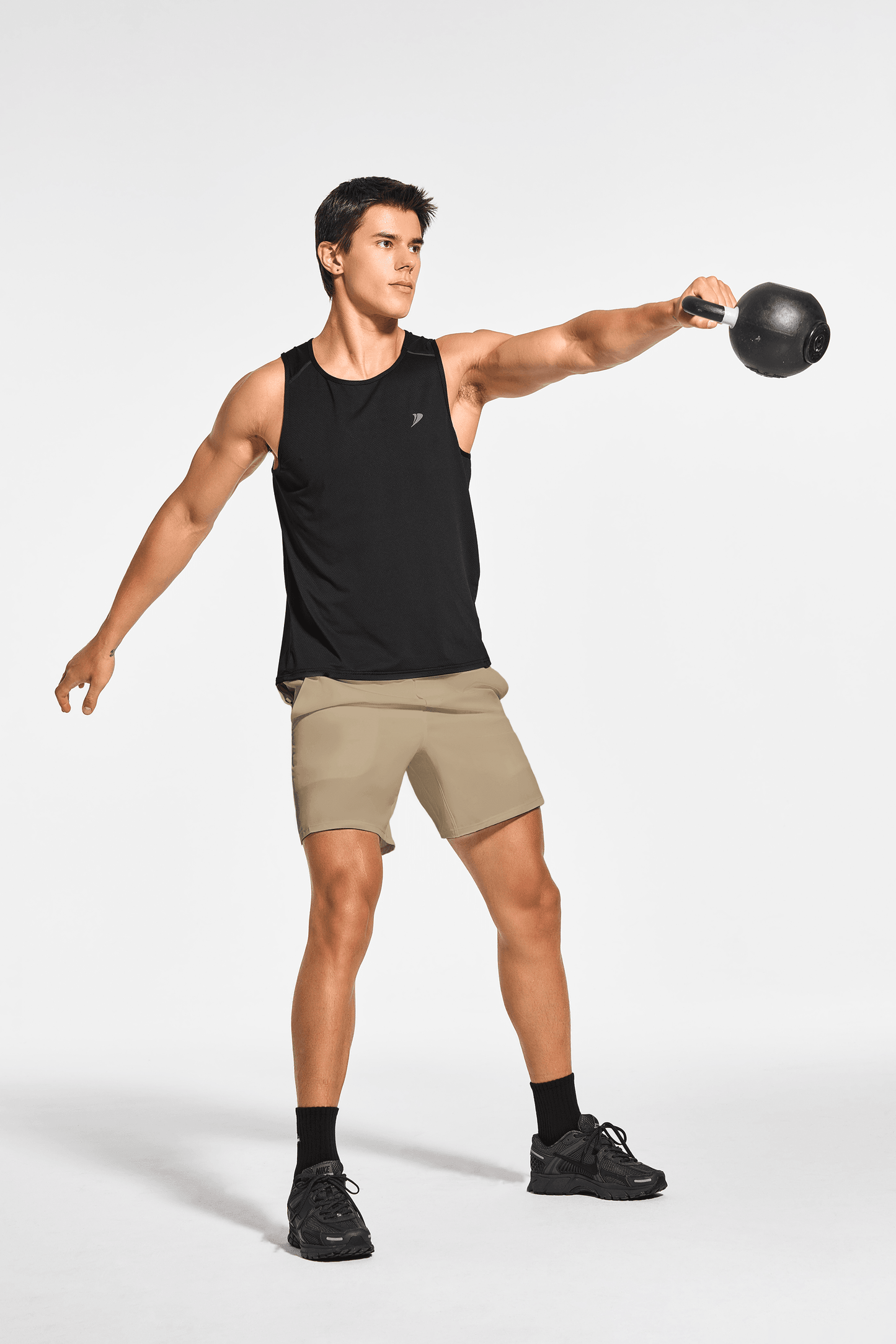 Men's 7 Inch Lined Workout Running Tennis Shorts with Pockets - DEMOZU Sports