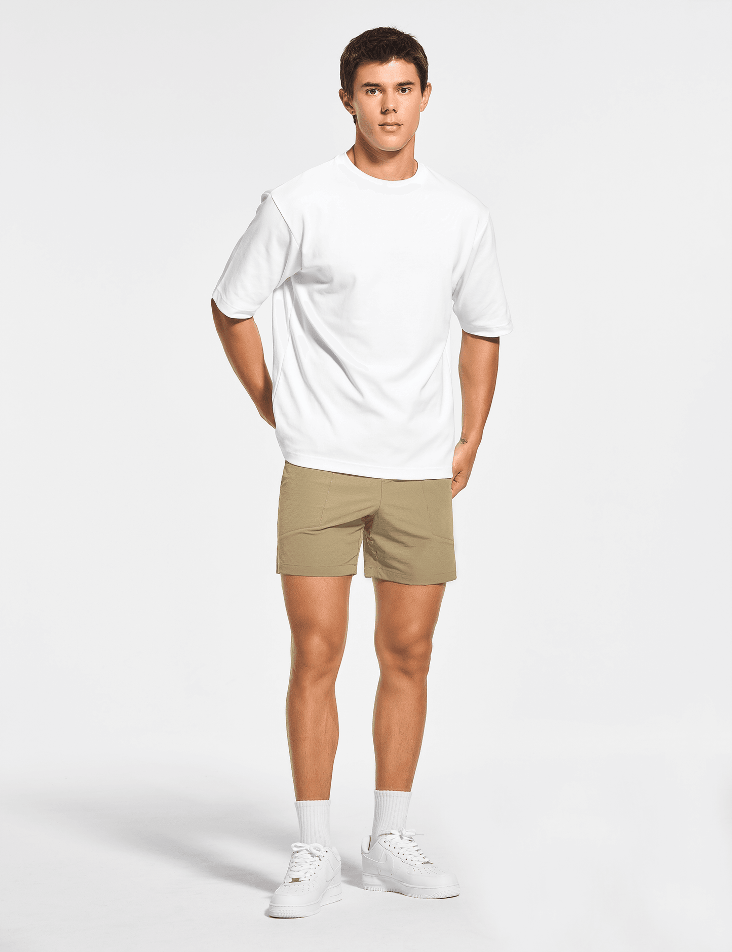 Men's 5 Inch Unlined Workout Casual Shorts with Pockets - DEMOZU Sports