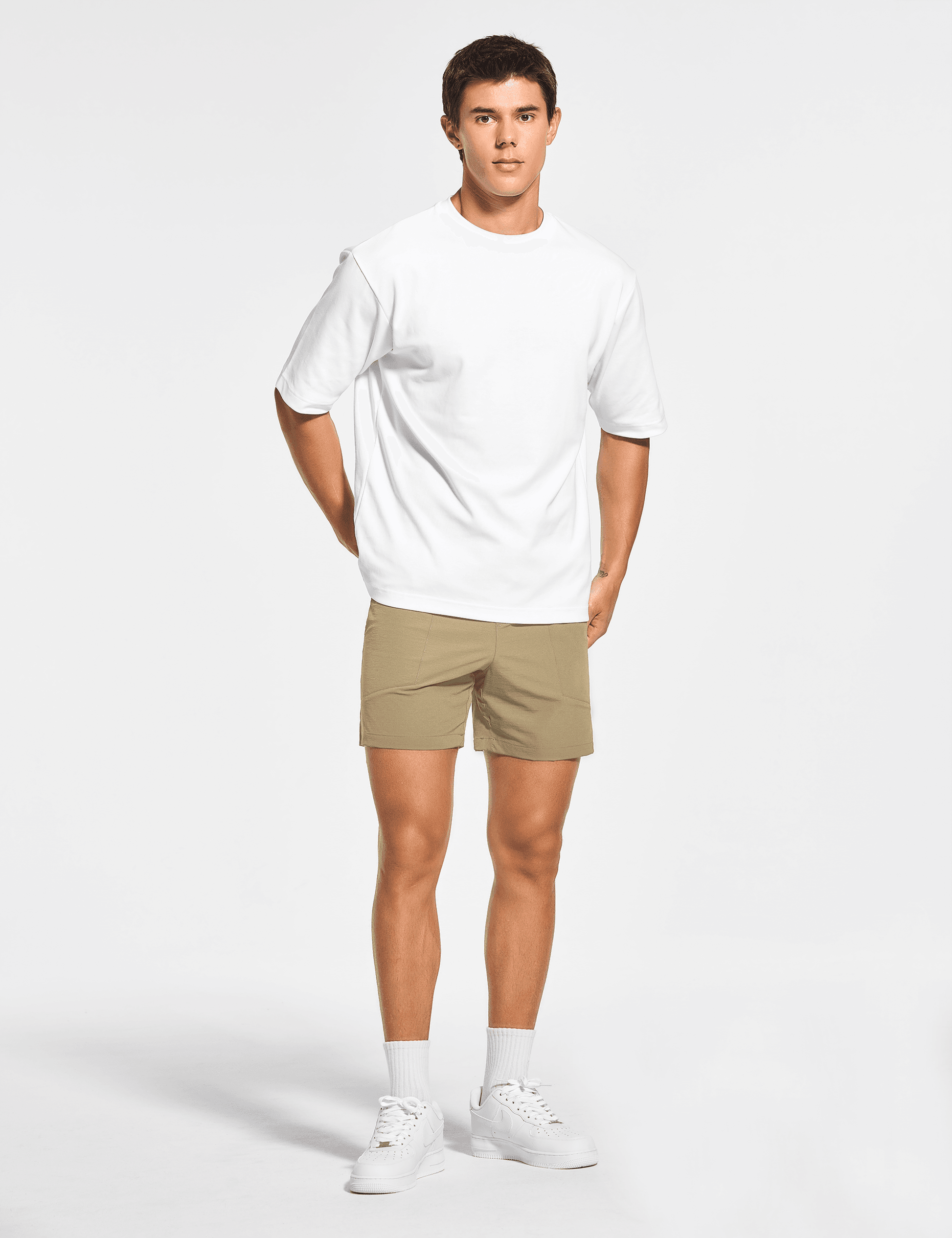 Men's 5 Inch Unlined Workout Casual Shorts with Pockets - DEMOZU Sports