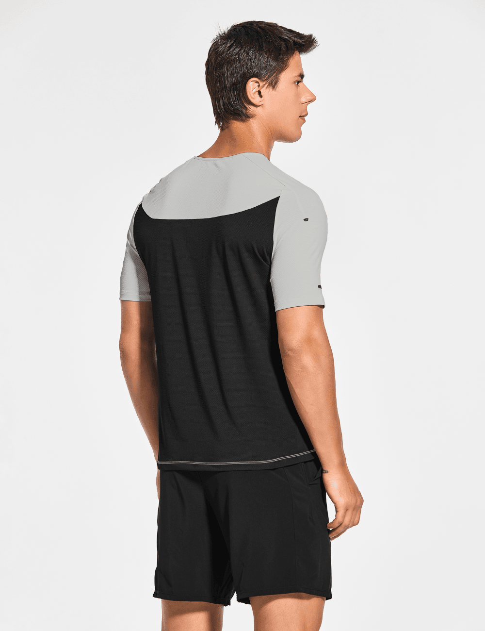 Men's Short Sleeve Workout Running Swim Shirts (Regular & Big and Tall) - DEMOZU Sports