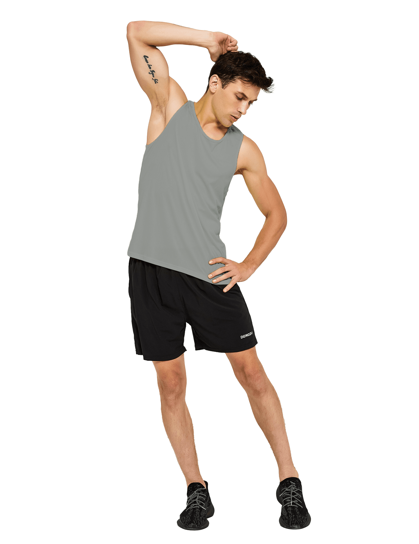 Men's Neon Running Athletic Tank Top - DEMOZU Sports