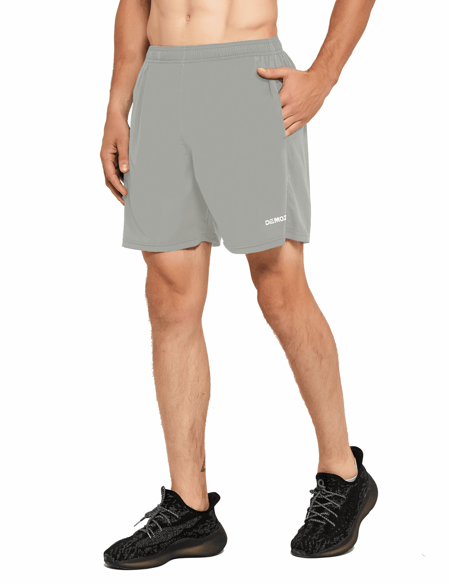 Men's 5 Inch Running Athletic Shorts with Pockets - DEMOZU Sports