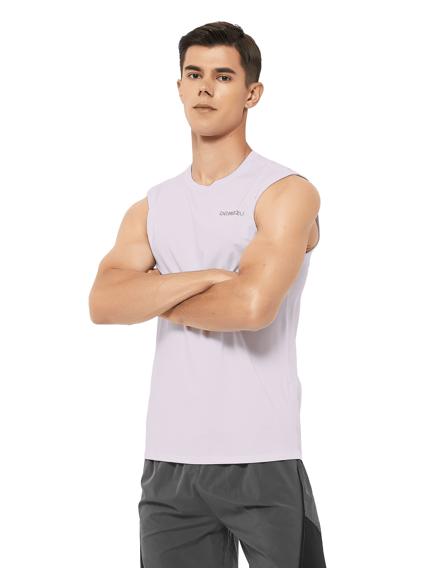 Men's Sleeveless Workout Swim Shirts (Regular & Big and Tall) - DEMOZU Sports