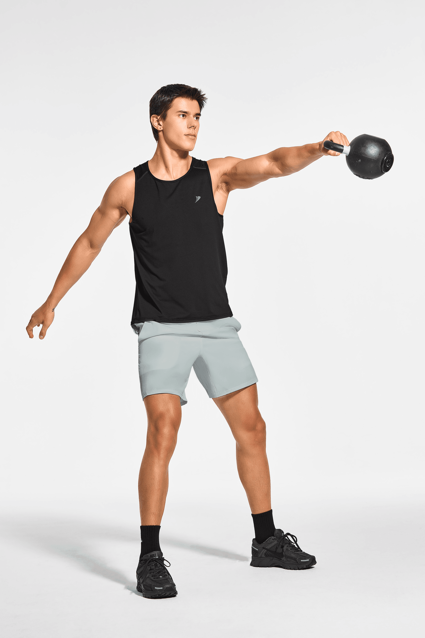Men's 7 Inch Lined Workout Running Tennis Shorts with Pockets - DEMOZU Sports