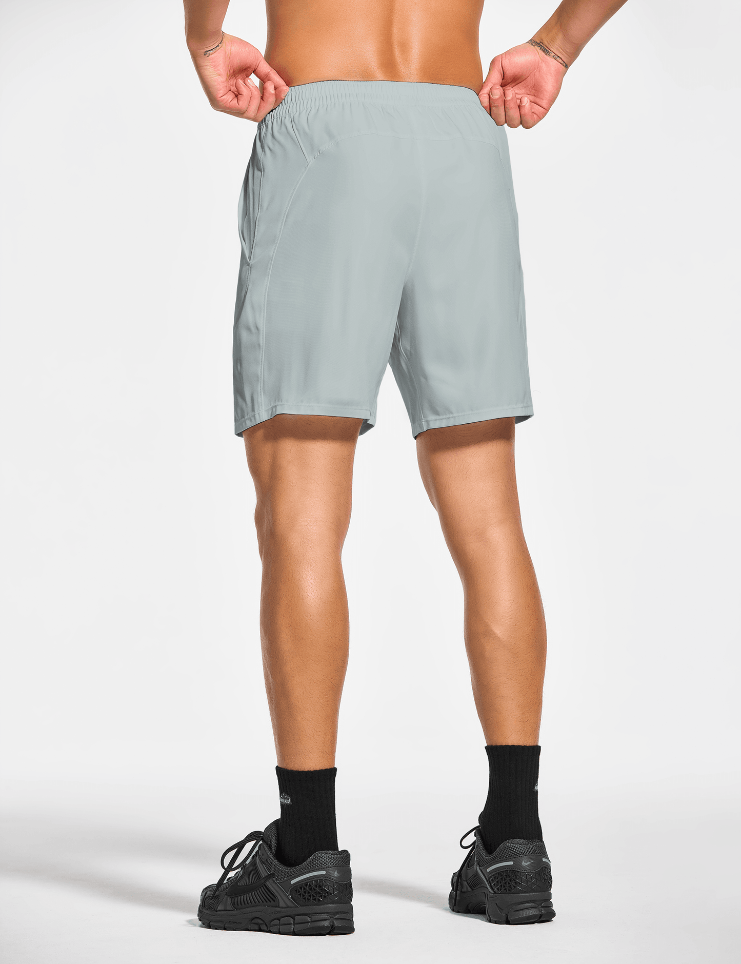 Men's 7 Inch Lined Workout Running Tennis Shorts with Pockets - DEMOZU Sports