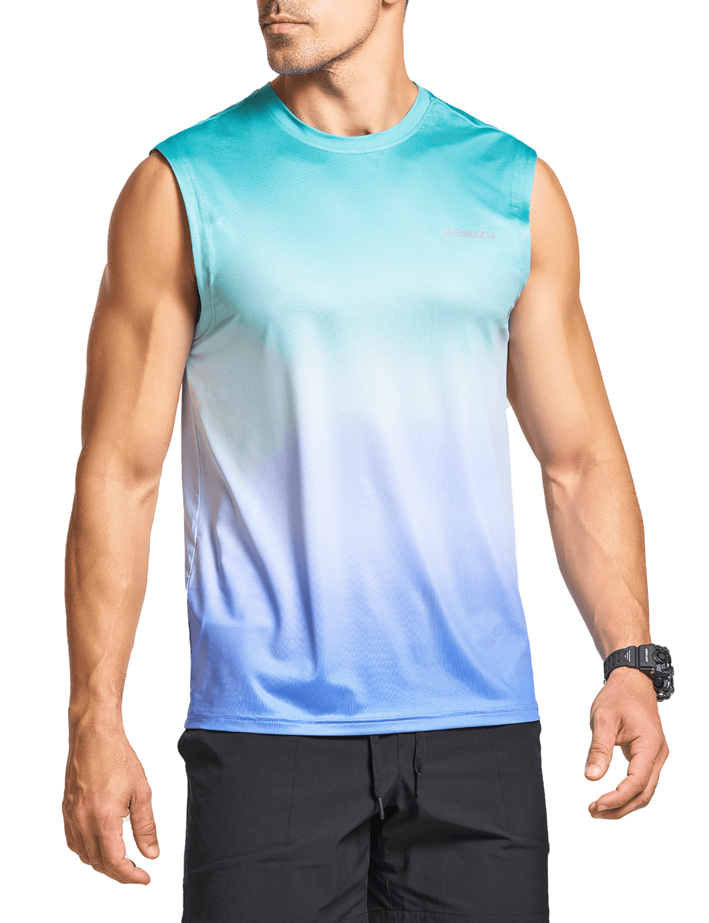 Men's Sleeveless Workout Swim Shirts (Pride) - DEMOZU Sports