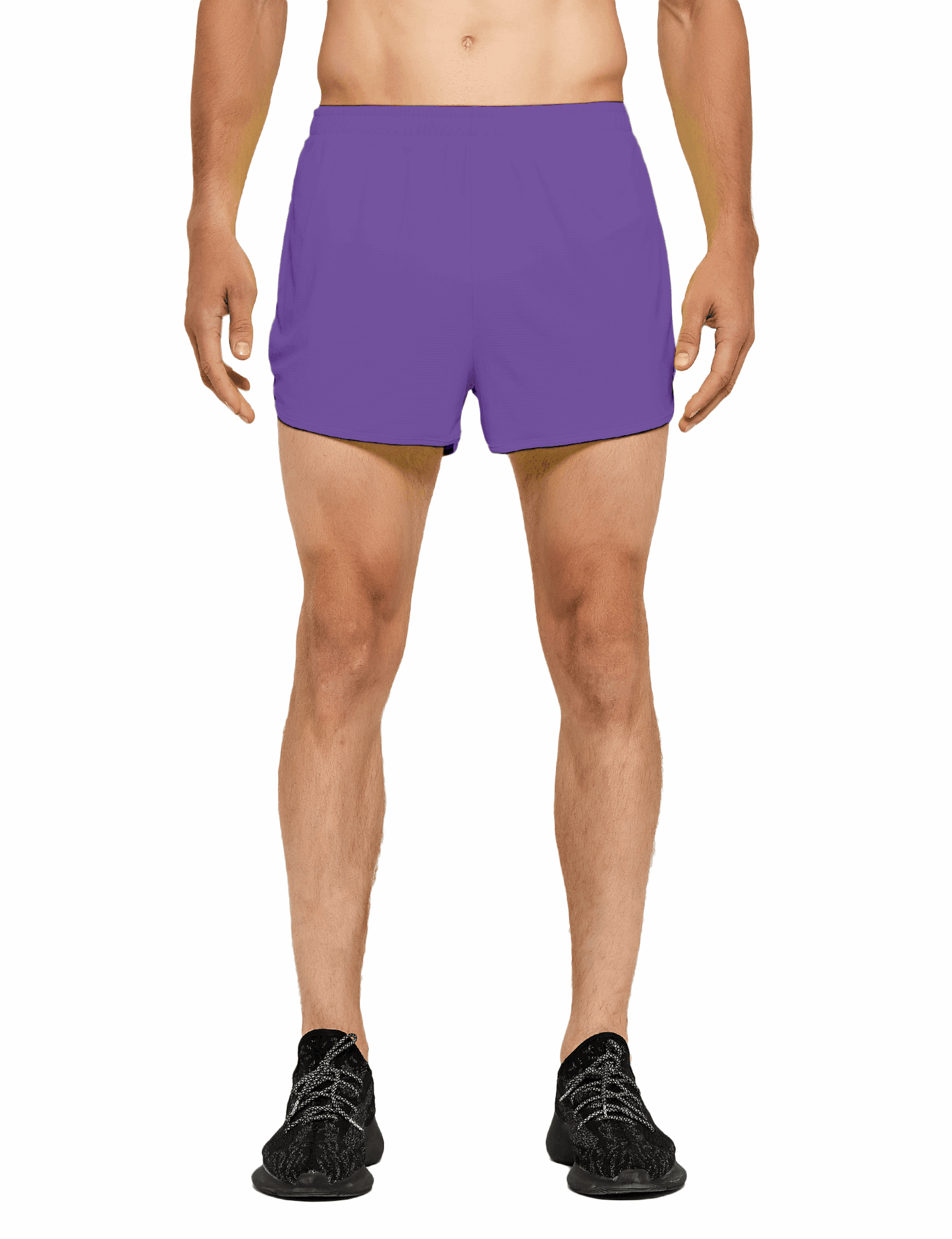 Men's 3 Inch Neon Running Shorts with Mesh Liner - DEMOZU Sports