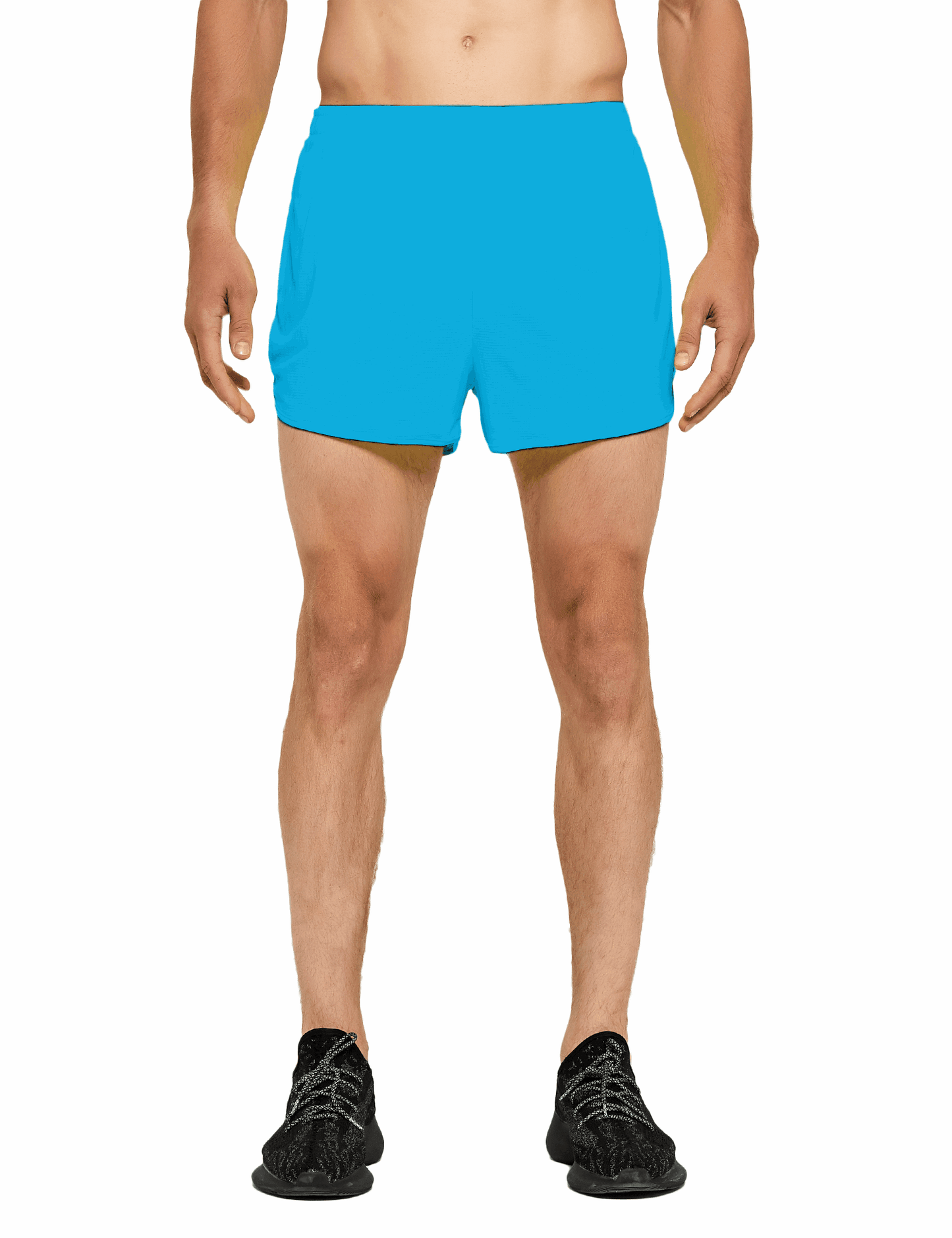 Men's 3 Inch Neon Running Shorts with Mesh Liner - DEMOZU Sports