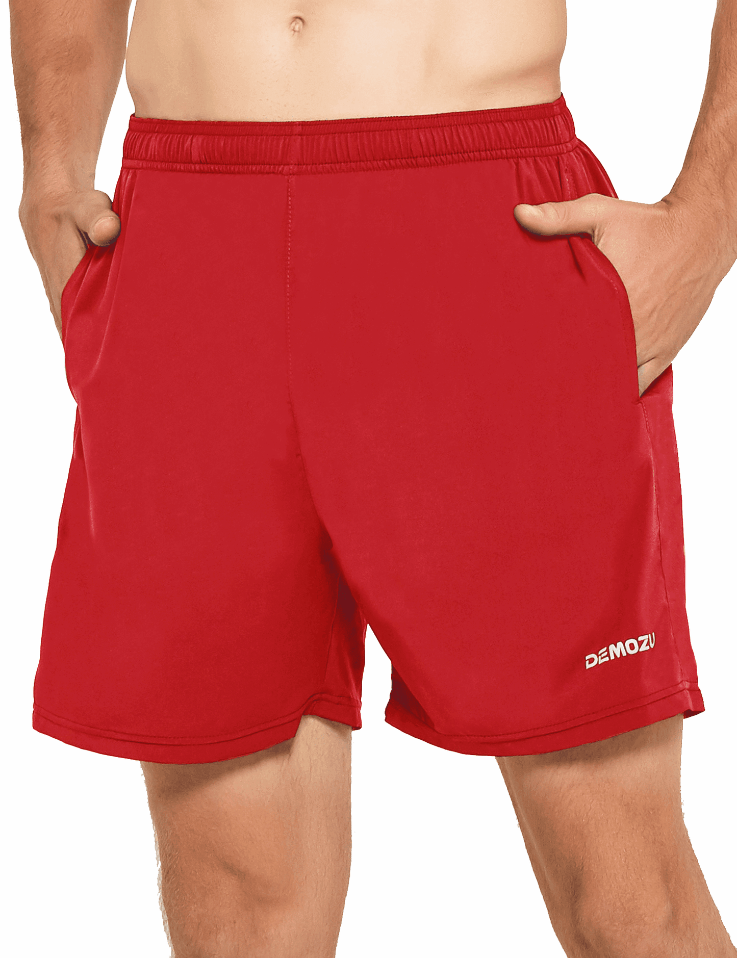 Men's 5 Inch Running Athletic Shorts with Pockets - DEMOZU Sports
