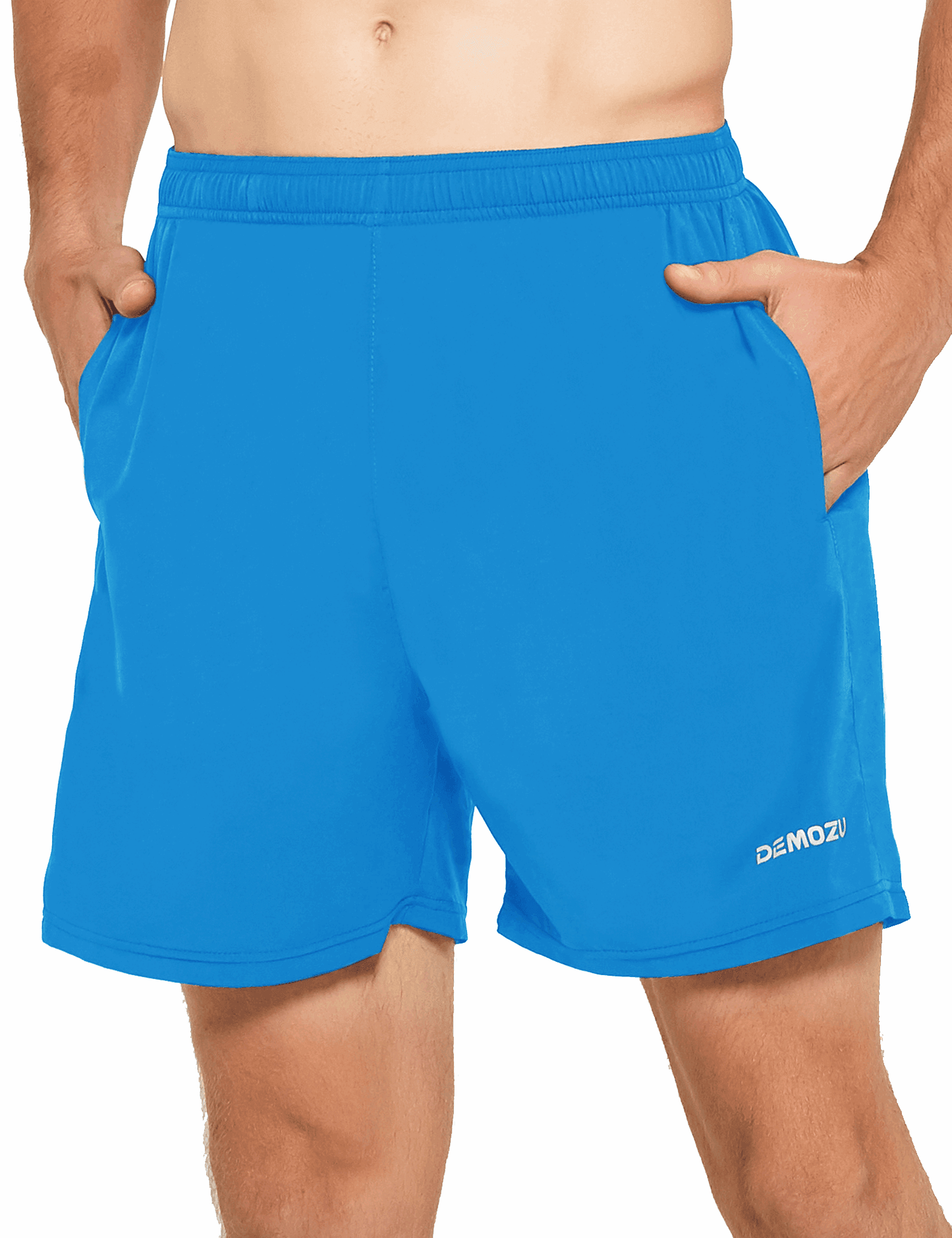 Men's 5 Inch Running Athletic Shorts with Pockets - DEMOZU Sports