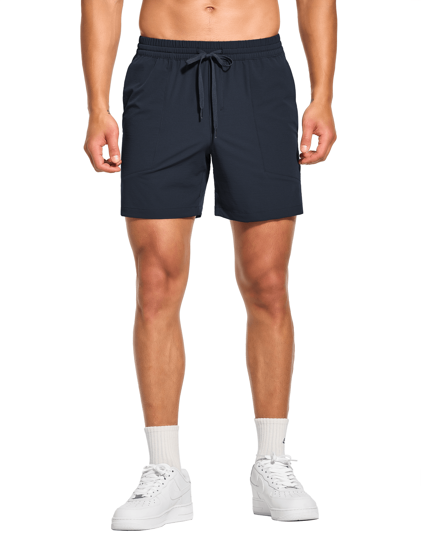 Men's 5 Inch Unlined Workout Casual Shorts with Pockets - DEMOZU Sports