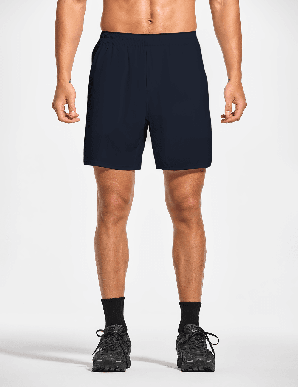 Men's 7 Inch Lined Workout Running Tennis Shorts with Pockets - DEMOZU Sports